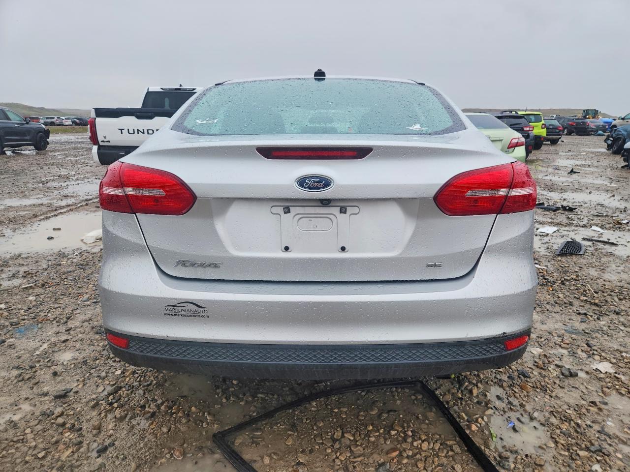 2015 Ford Focus Se Silver vin: 1FADP3F20FL370241