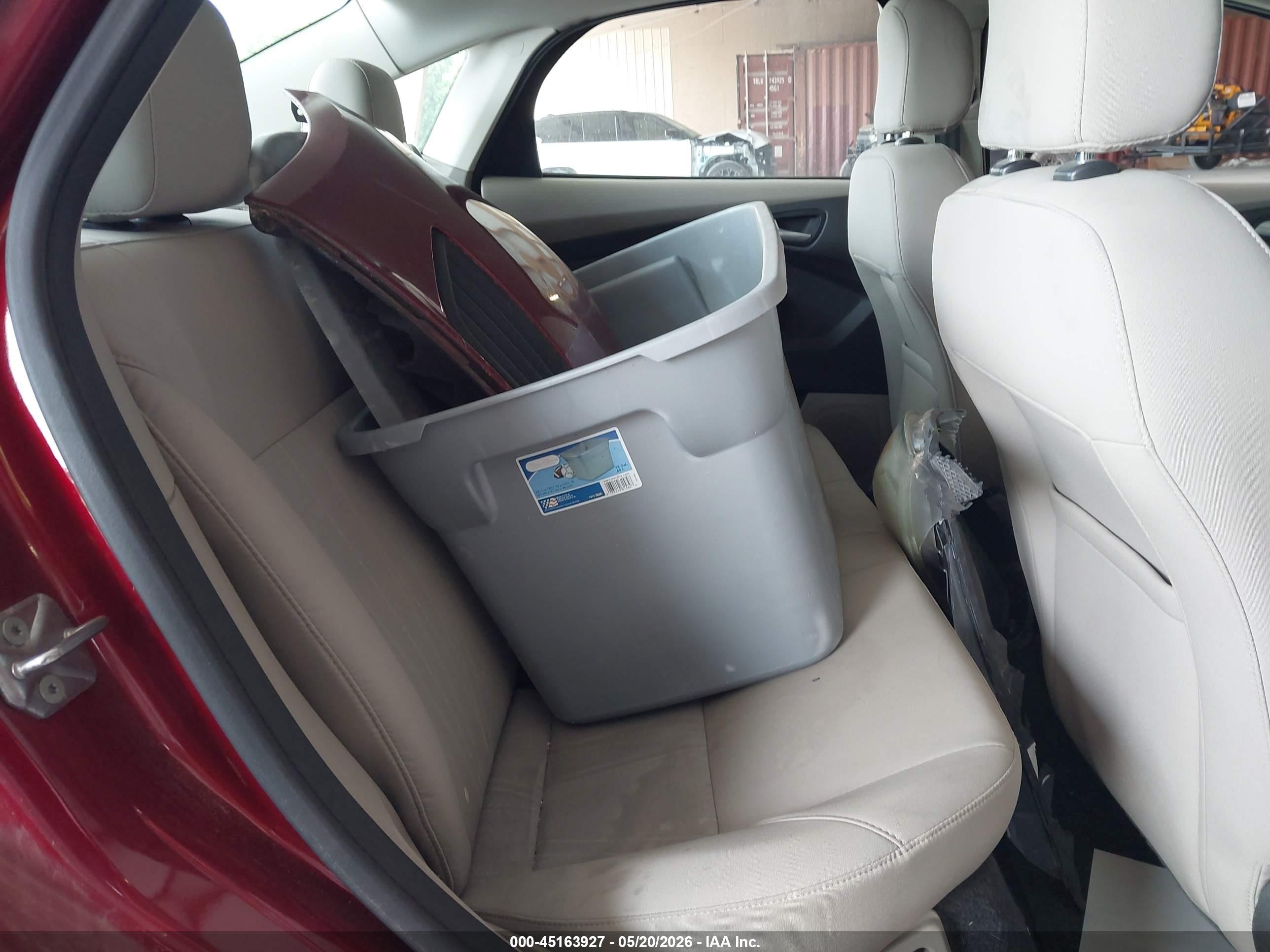 2015 Ford Focus Se Burgundy vin: 1FADP3F20FL372734