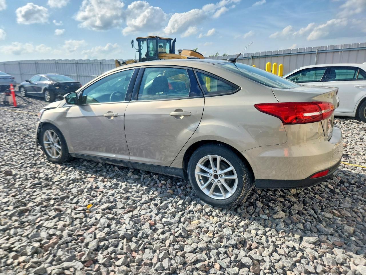 2015 Ford Focus Se Gray vin: 1FADP3F20FL373253