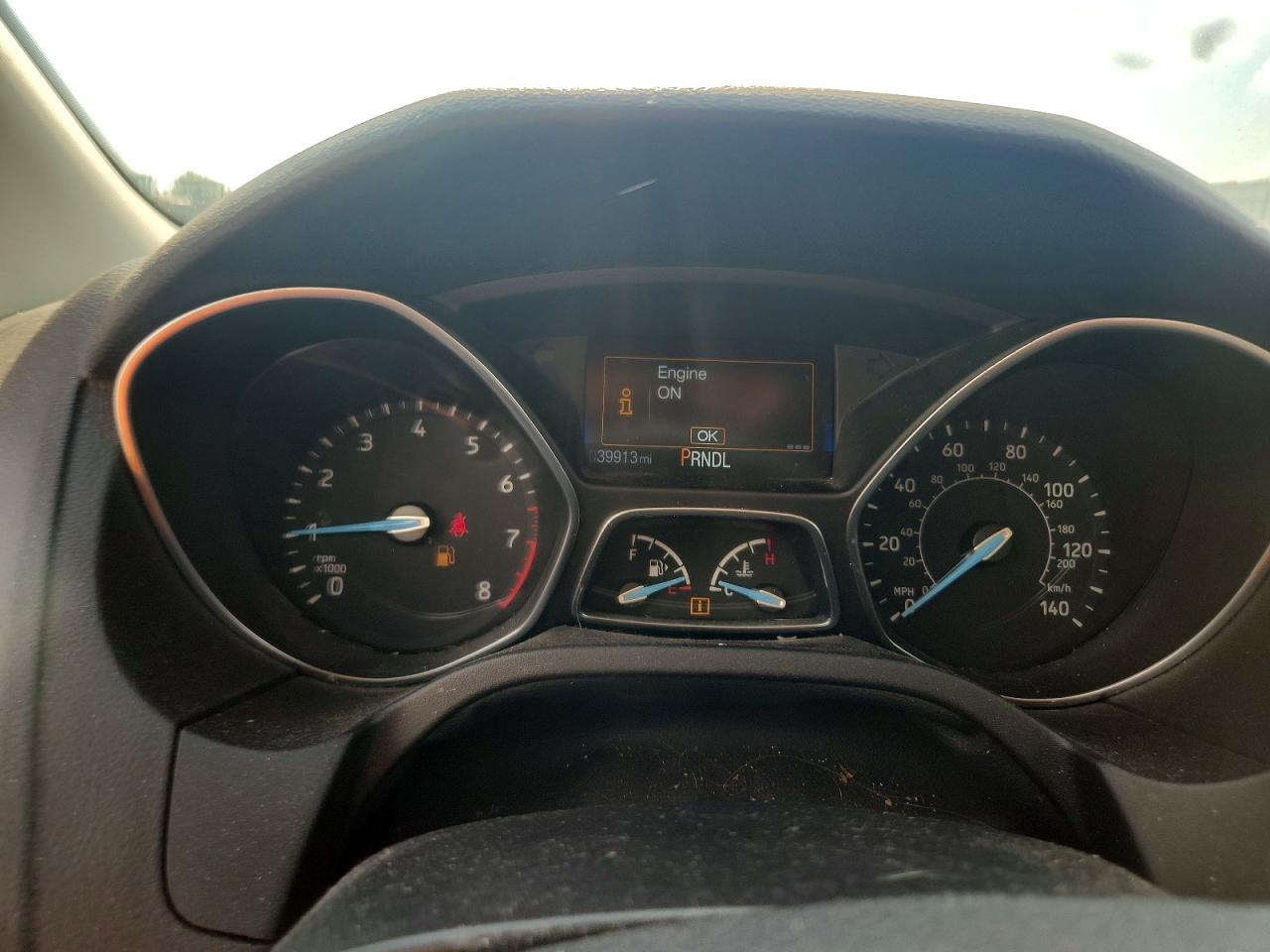 2015 Ford Focus Se Gray vin: 1FADP3F20FL373253