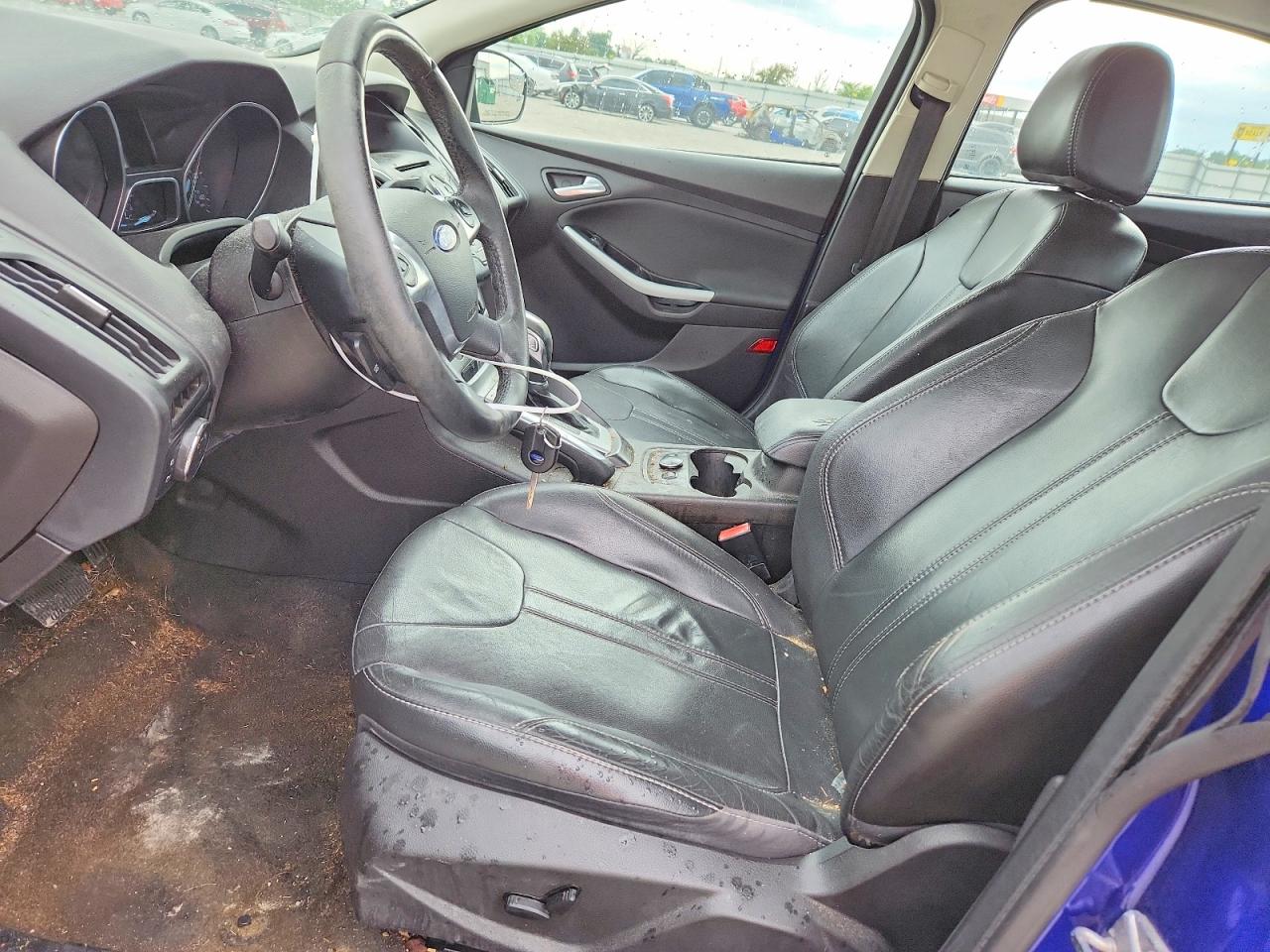 2013 Ford Focus Se Blue vin: 1FADP3F21DL107334