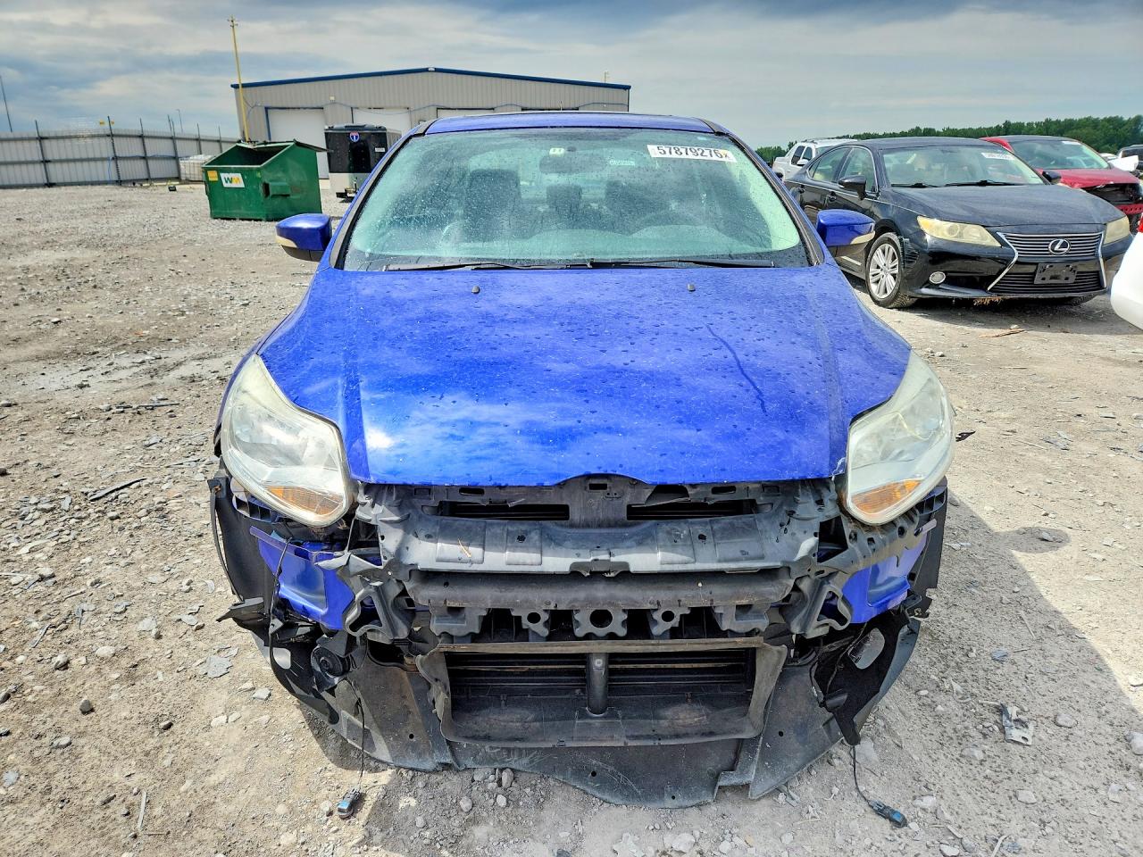 2013 Ford Focus Se Blue vin: 1FADP3F21DL107334