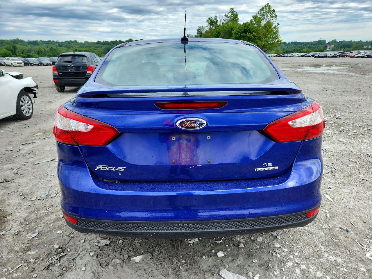 2013 Ford Focus Se Blue vin: 1FADP3F21DL107334