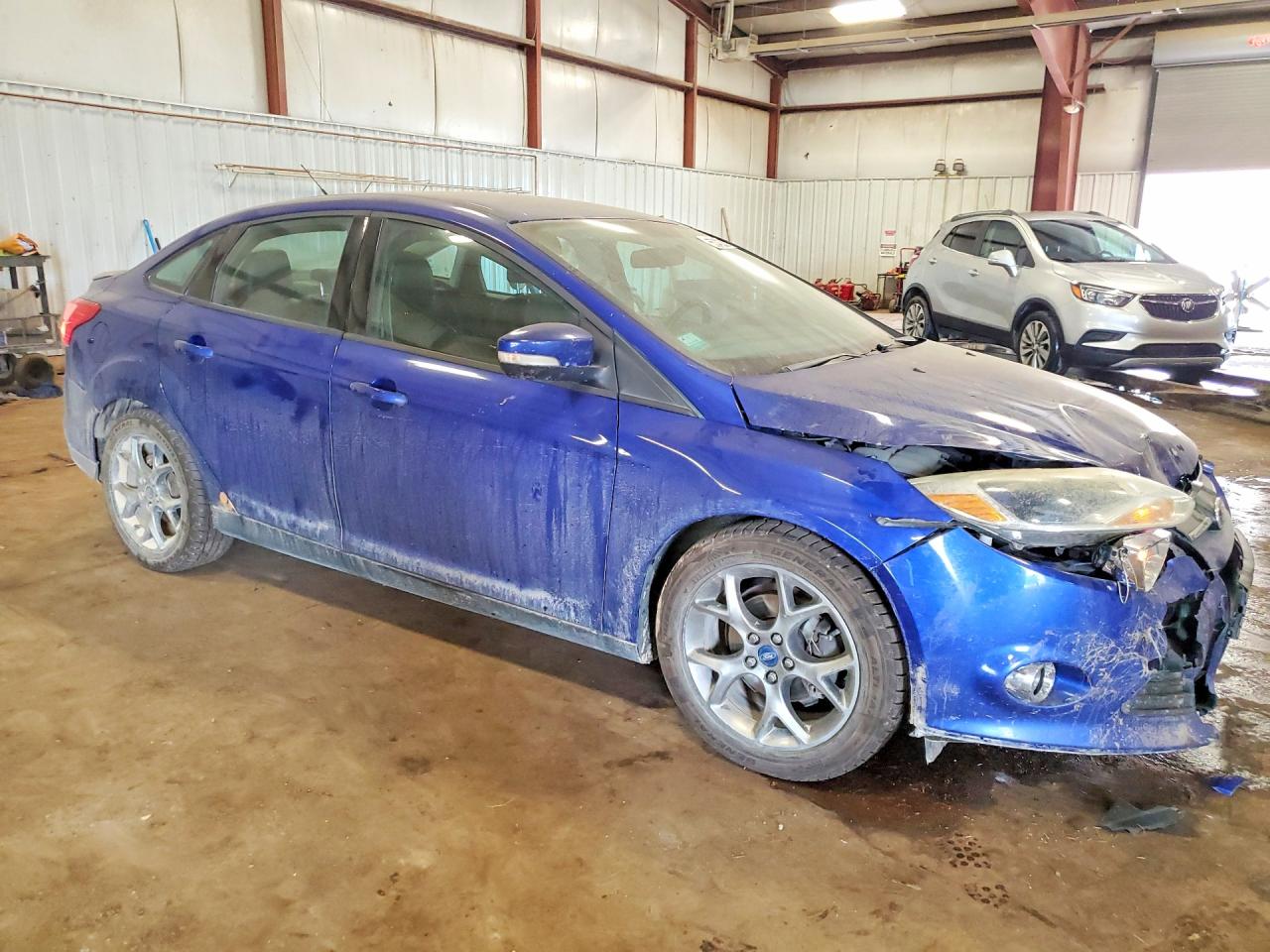2013 Ford Focus Se Синий vin: 1FADP3F21DL115062