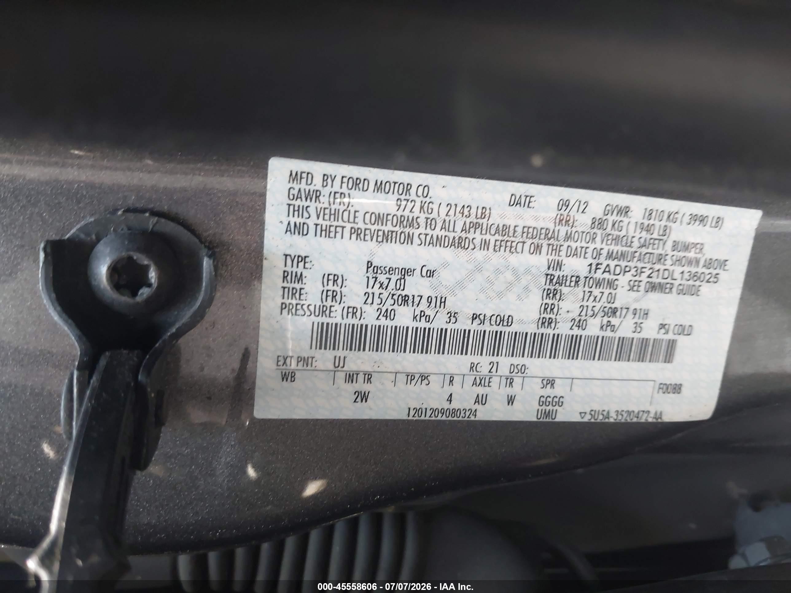 2013 Ford Focus Se Gray vin: 1FADP3F21DL136025