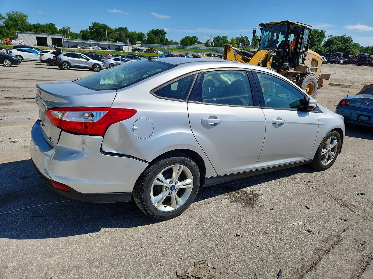 2013 Ford Focus Se Серебряный vin: 1FADP3F21DL144674
