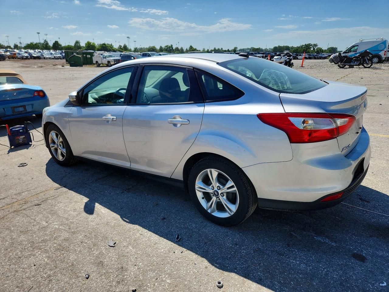 2013 Ford Focus Se Серебряный vin: 1FADP3F21DL144674
