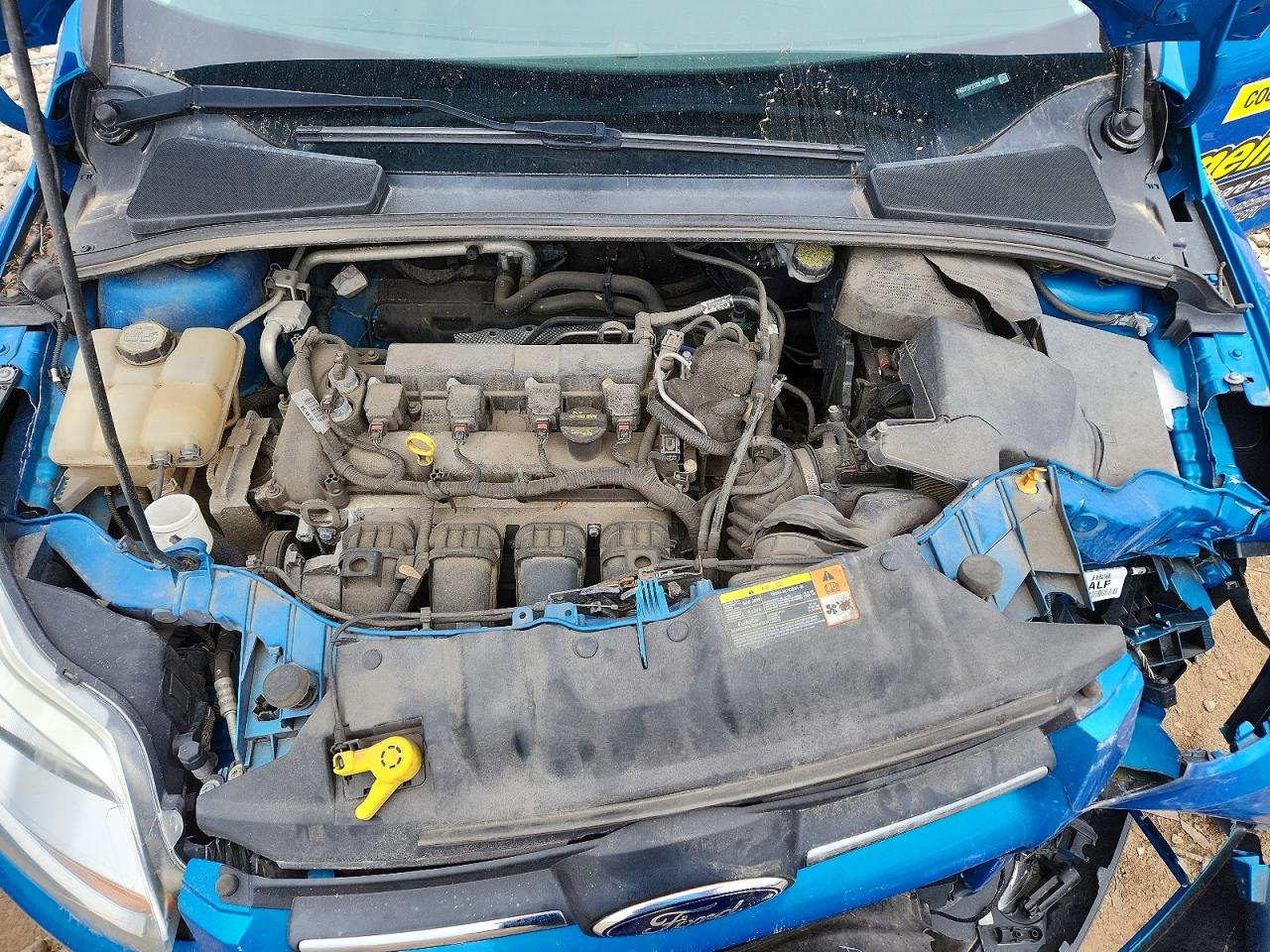 2013 Ford Focus Se Blue vin: 1FADP3F21DL164679