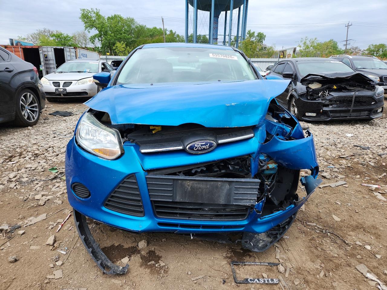 2013 Ford Focus Se Blue vin: 1FADP3F21DL164679