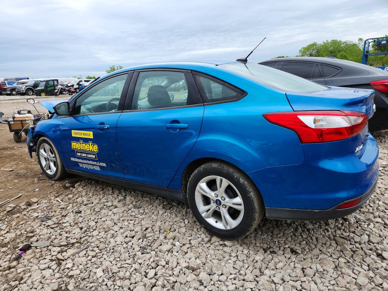 2013 Ford Focus Se Blue vin: 1FADP3F21DL164679
