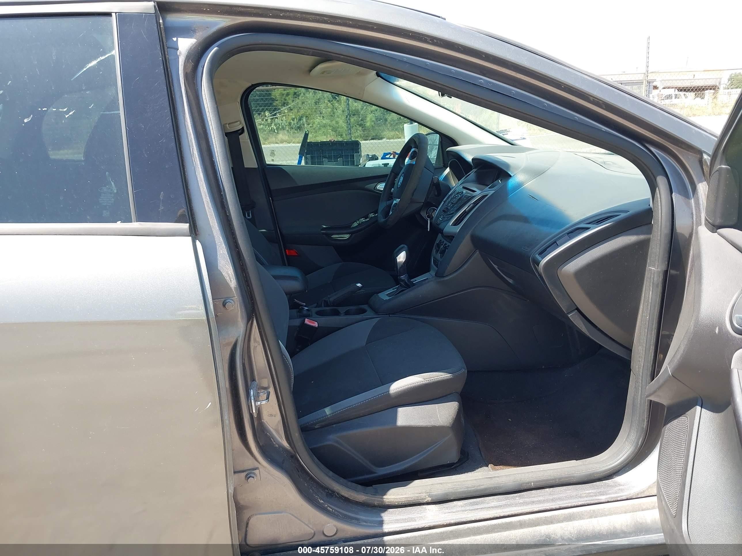 2013 Ford Focus Se Gray vin: 1FADP3F21DL190389