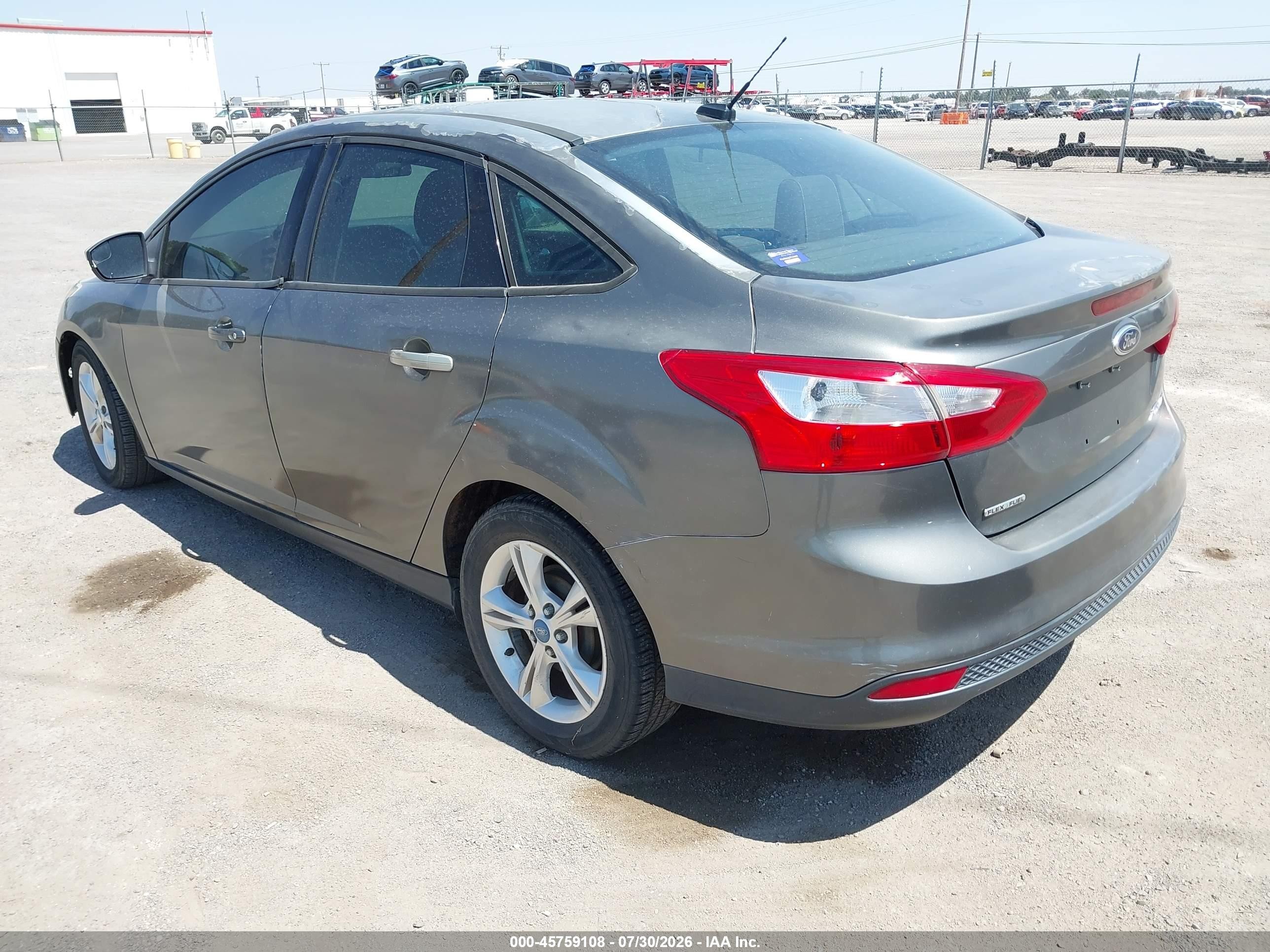 2013 Ford Focus Se Gray vin: 1FADP3F21DL190389