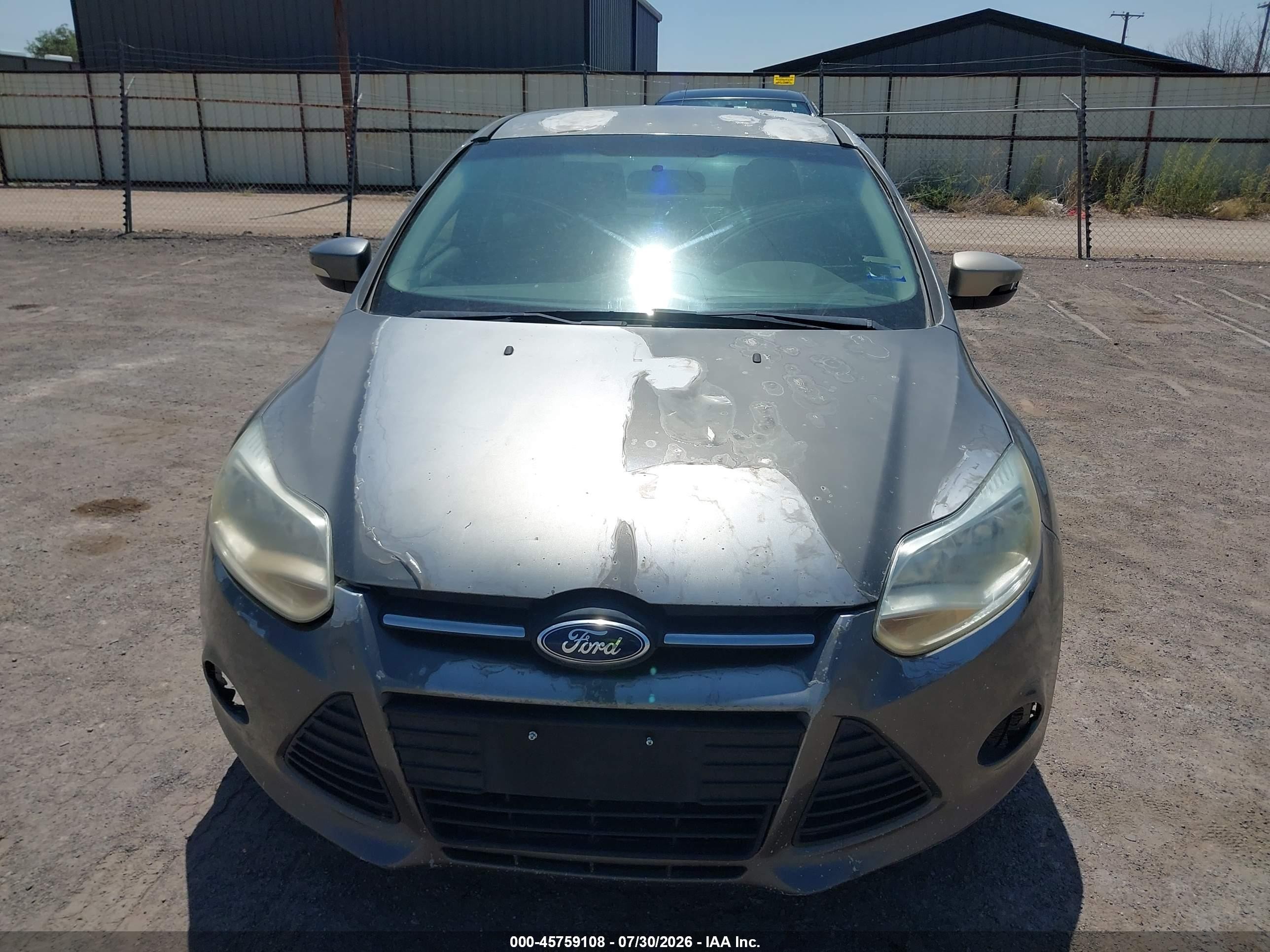 2013 Ford Focus Se Gray vin: 1FADP3F21DL190389