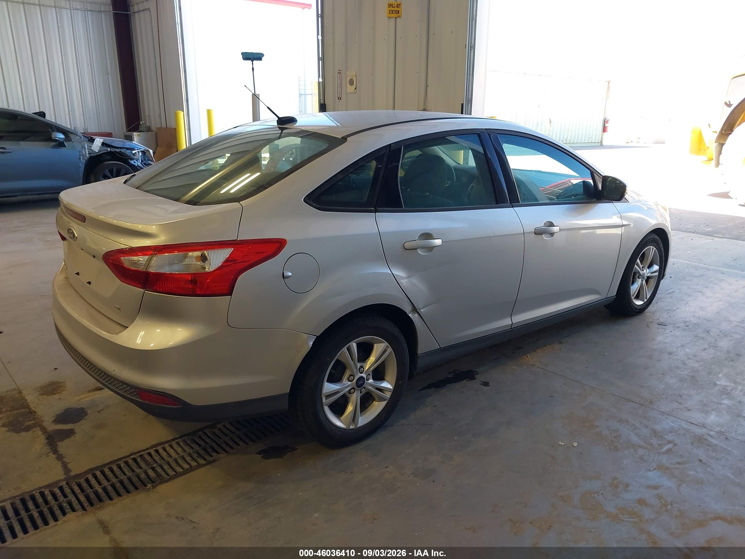 2013 Ford Focus Se Silver vin: 1FADP3F21DL190957