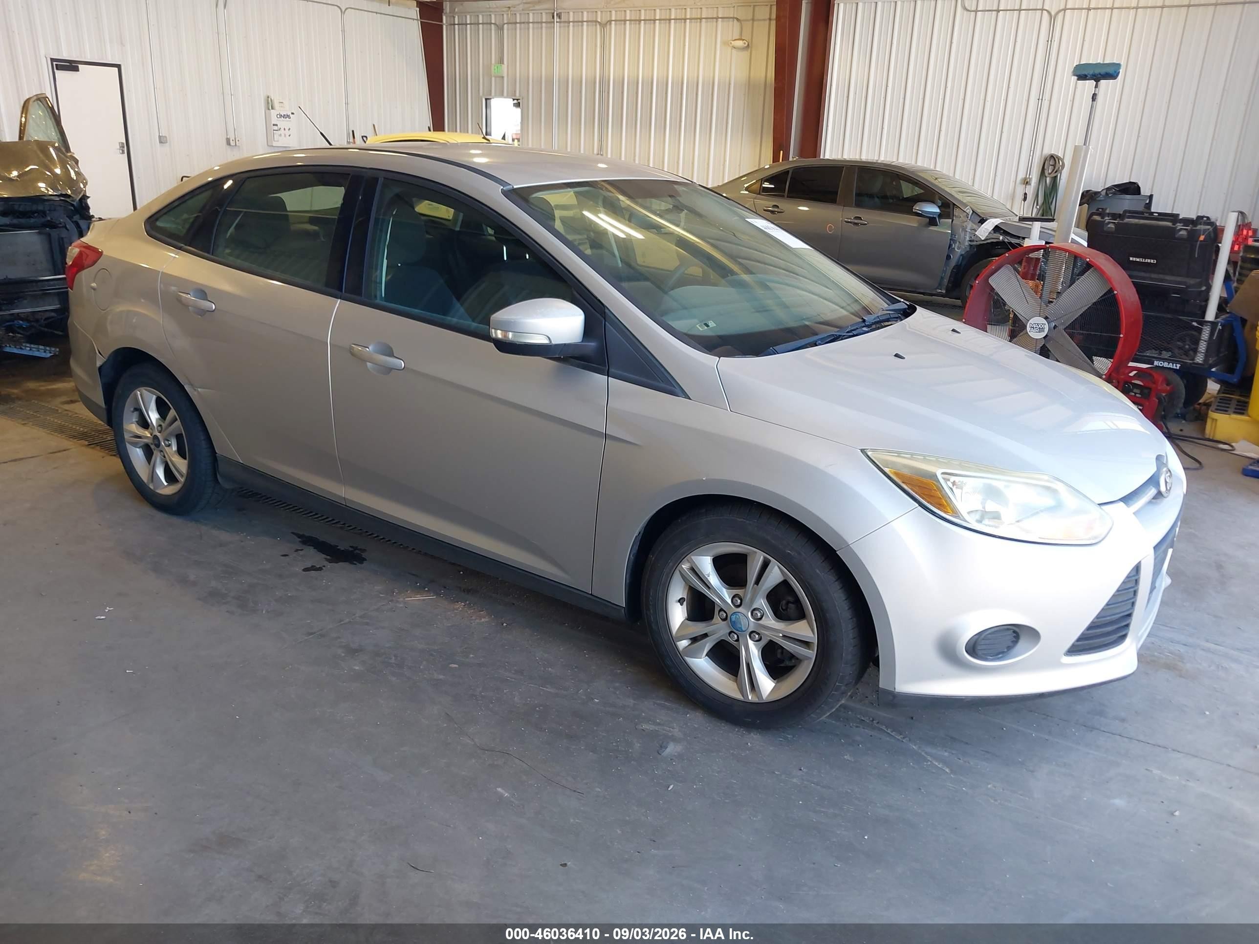 2013 Ford Focus Se Silver vin: 1FADP3F21DL190957