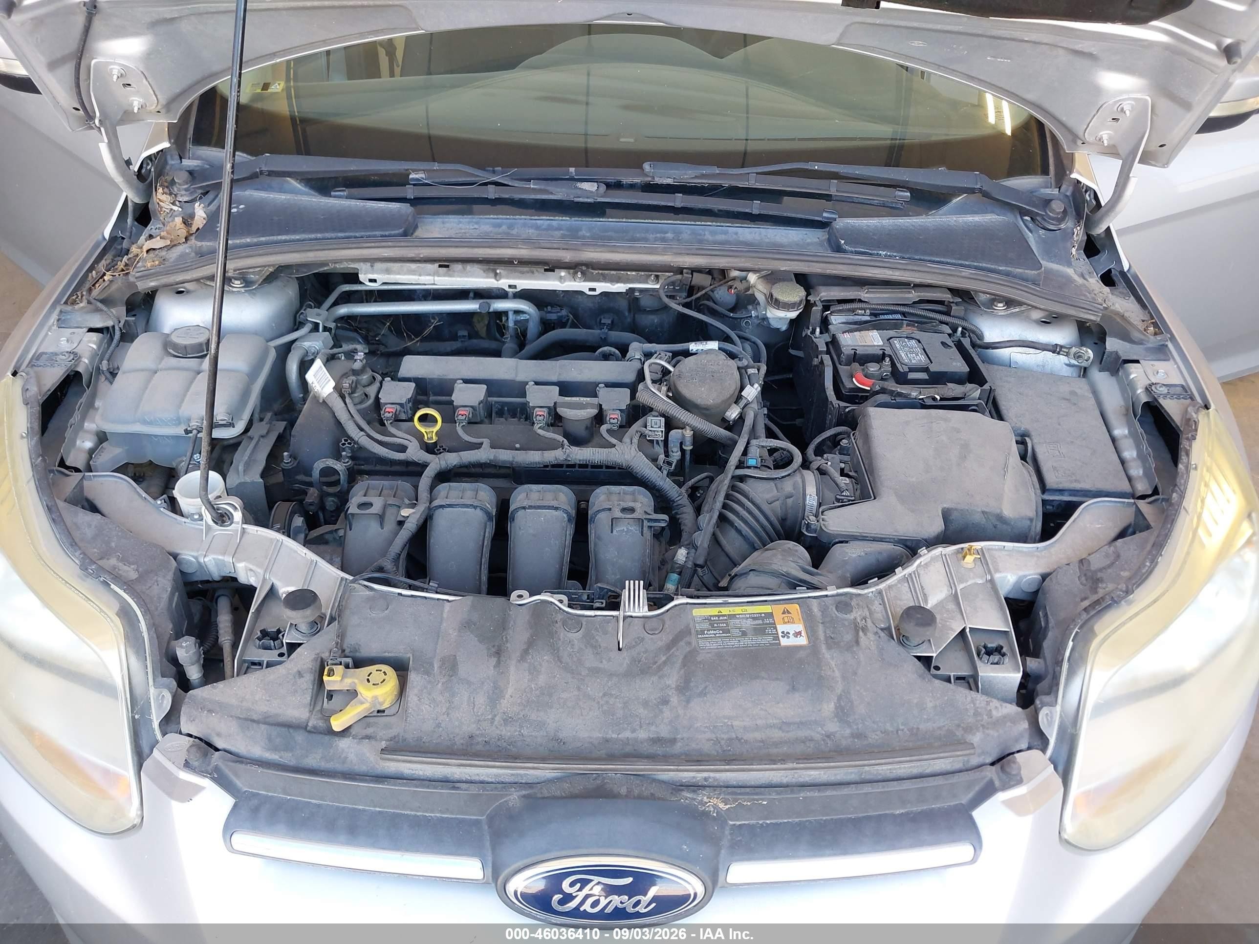 2013 Ford Focus Se Silver vin: 1FADP3F21DL190957