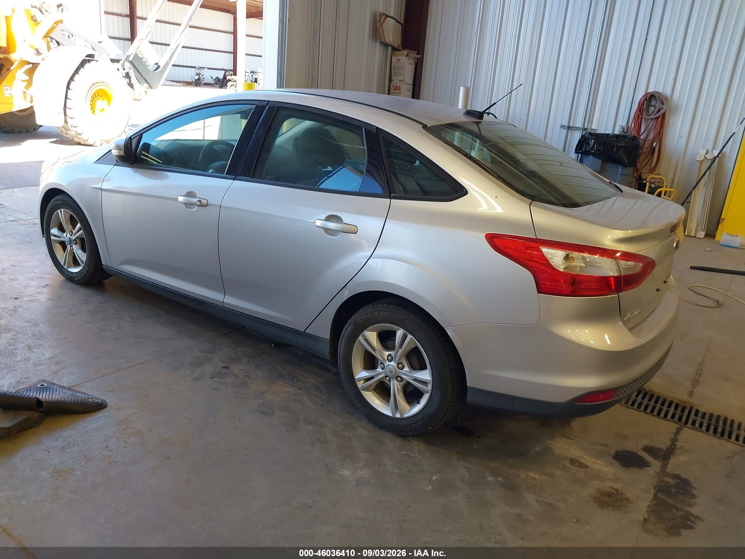 2013 Ford Focus Se Silver vin: 1FADP3F21DL190957