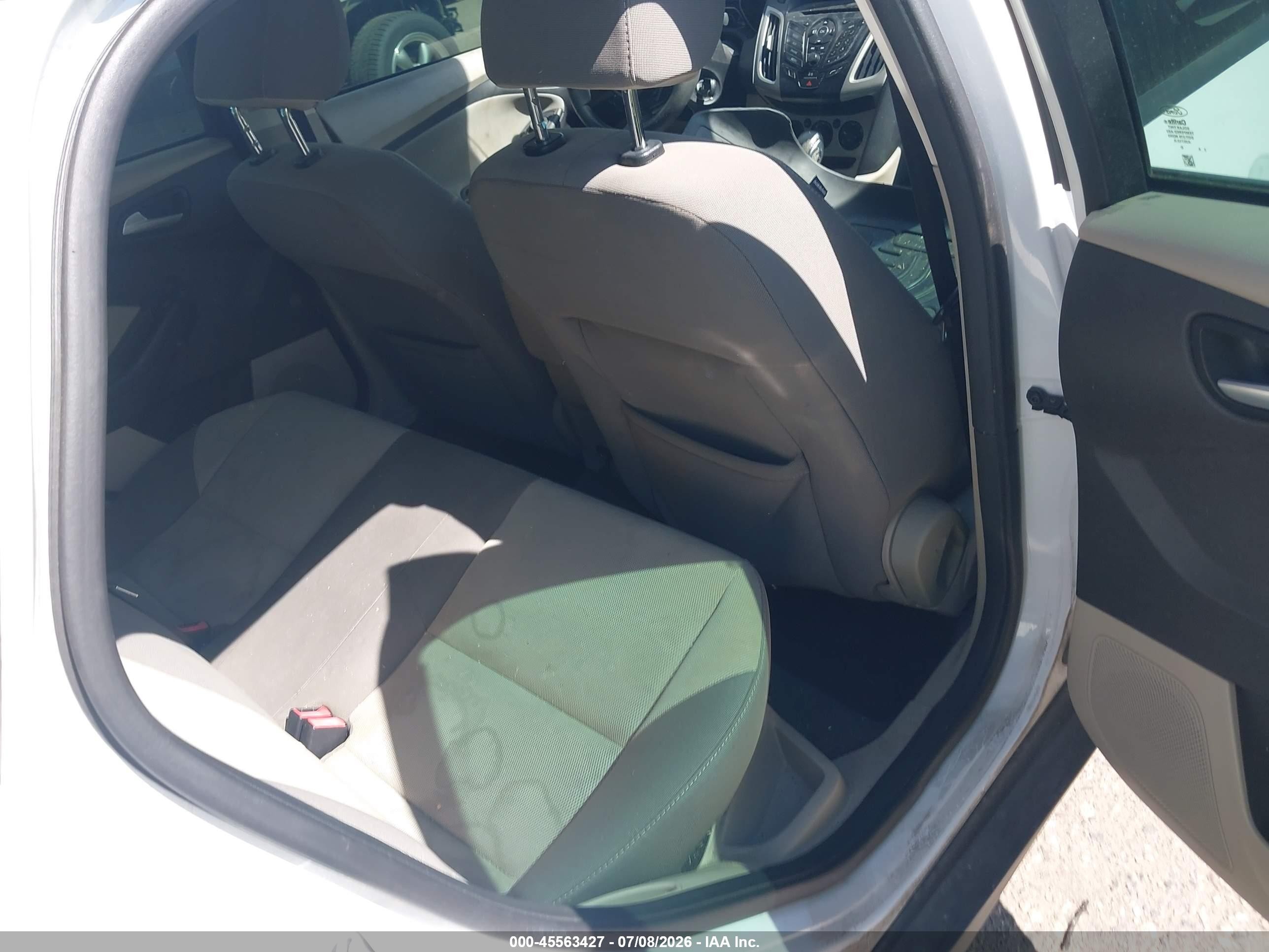 2013 Ford Focus Se White vin: 1FADP3F21DL196273