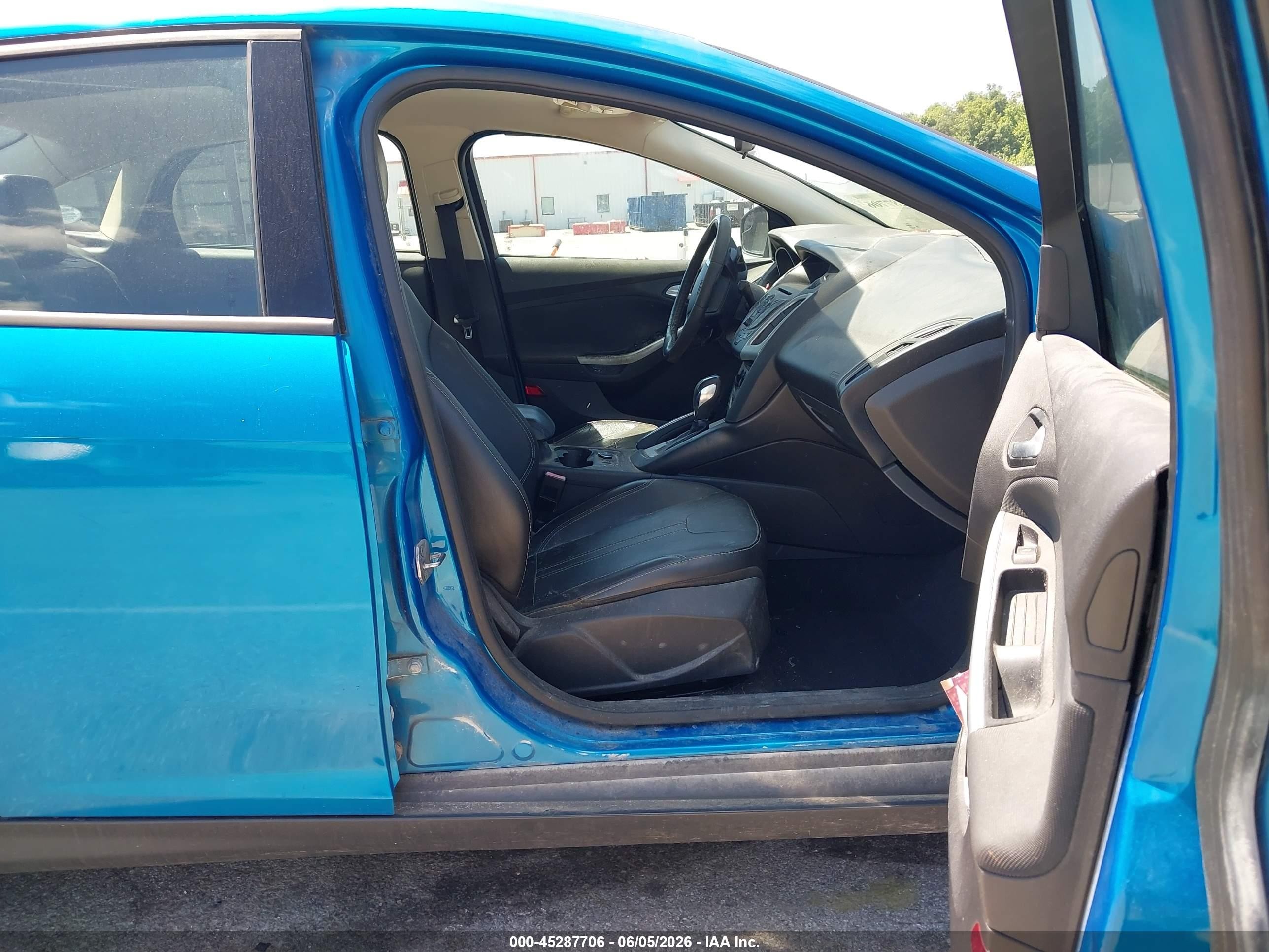 2013 Ford Focus Se Blue vin: 1FADP3F21DL217008
