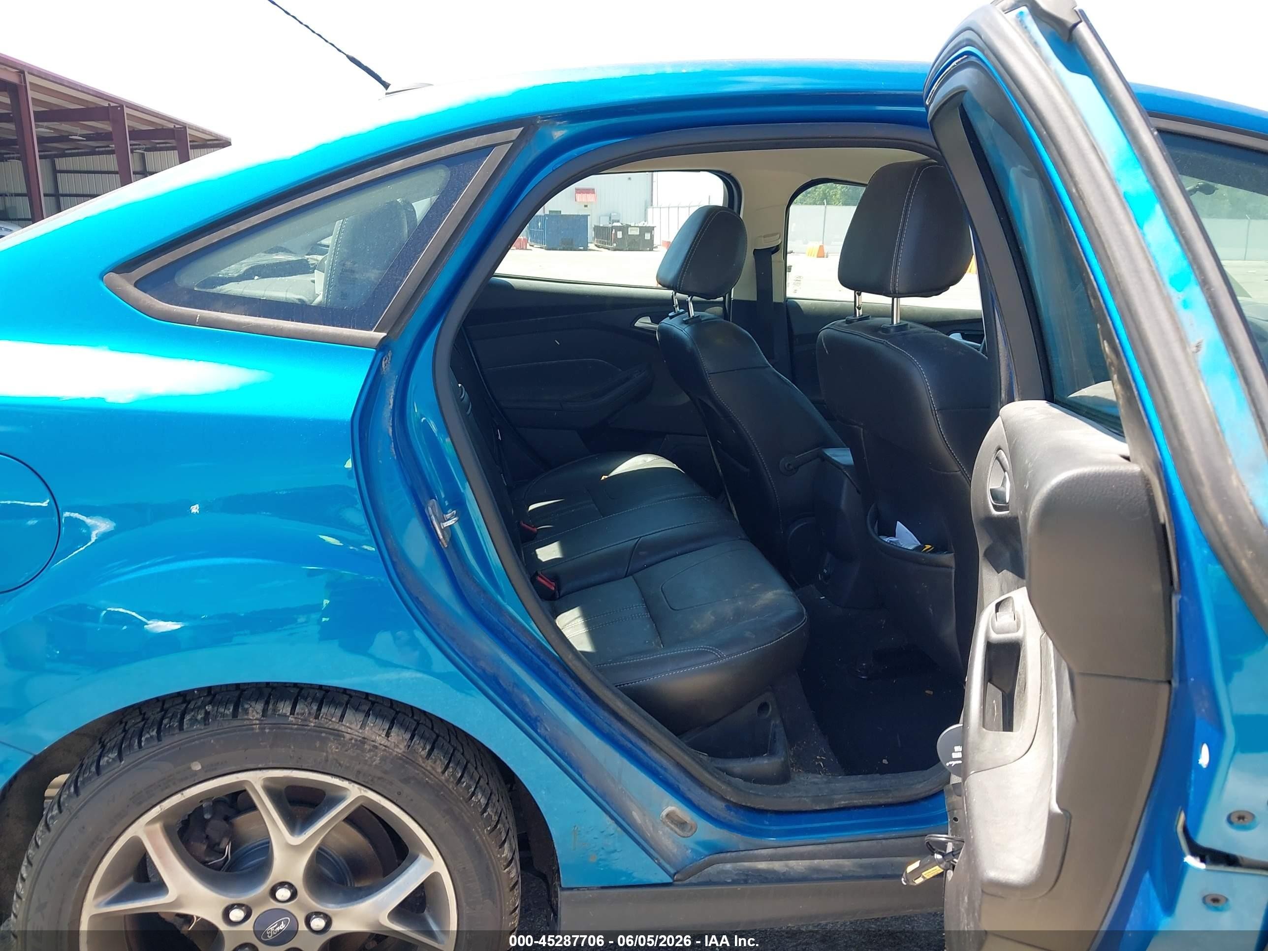 2013 Ford Focus Se Blue vin: 1FADP3F21DL217008