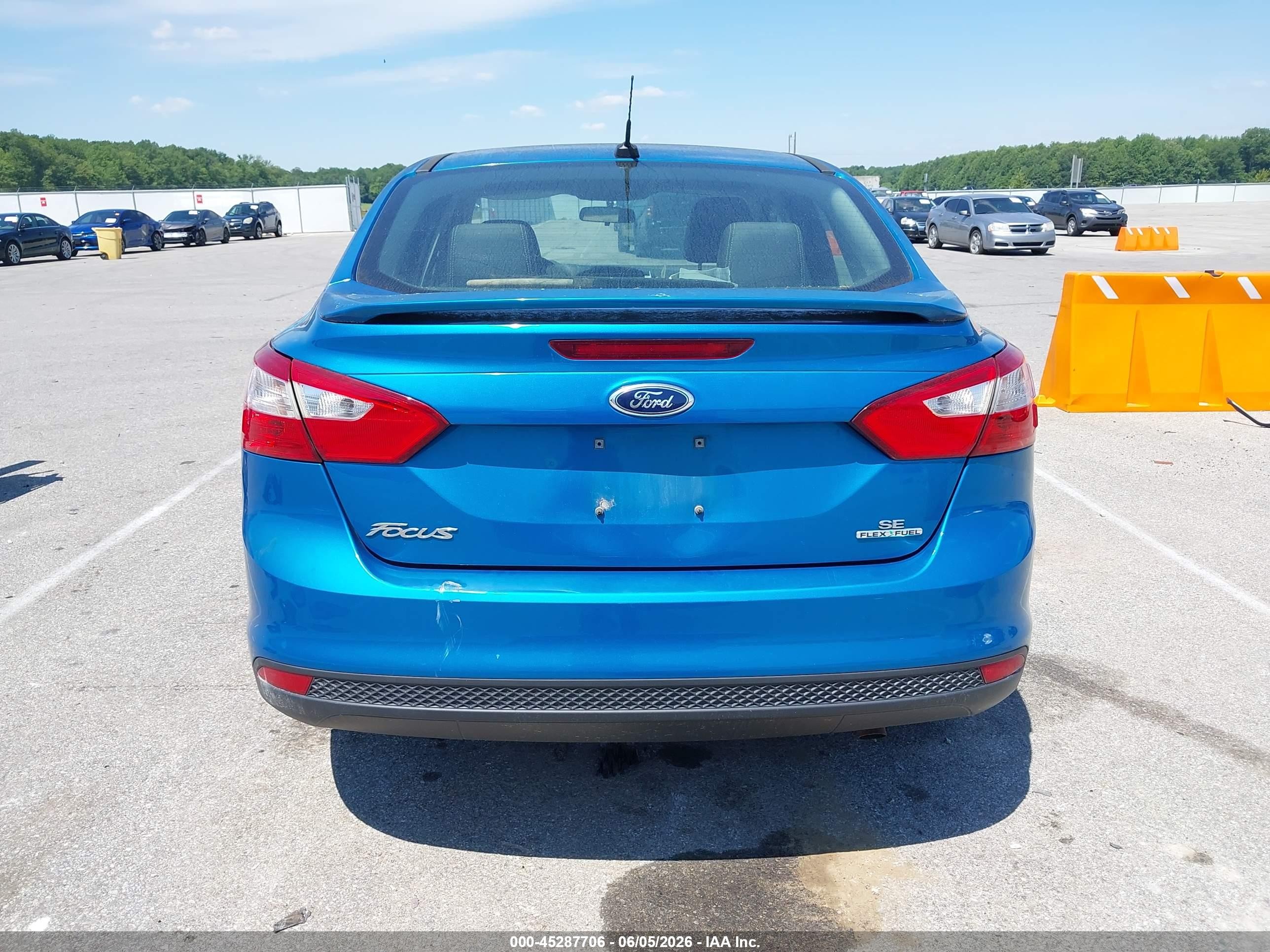 2013 Ford Focus Se Blue vin: 1FADP3F21DL217008
