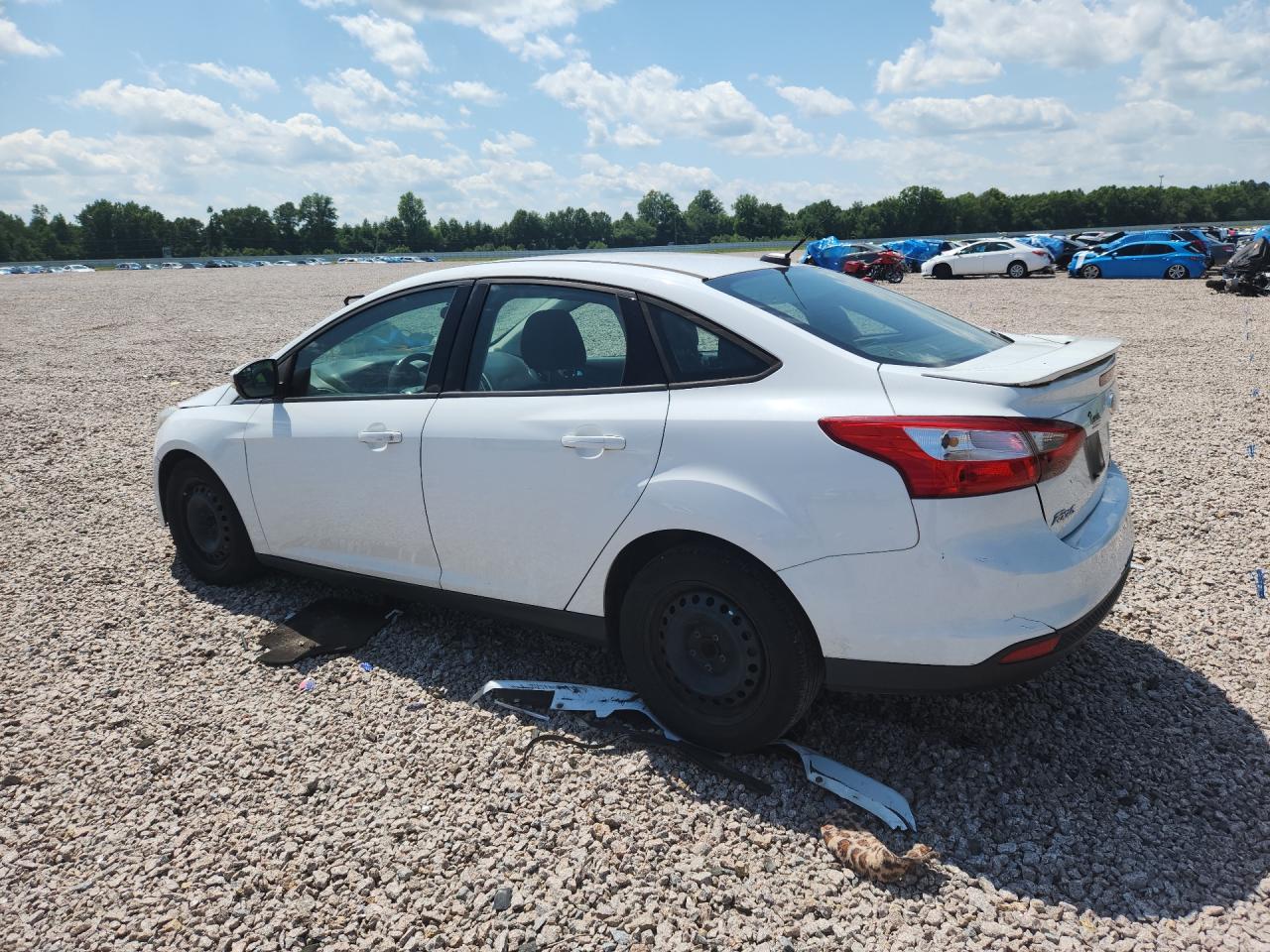 2013 Ford Focus Se Белый vin: 1FADP3F21DL225402