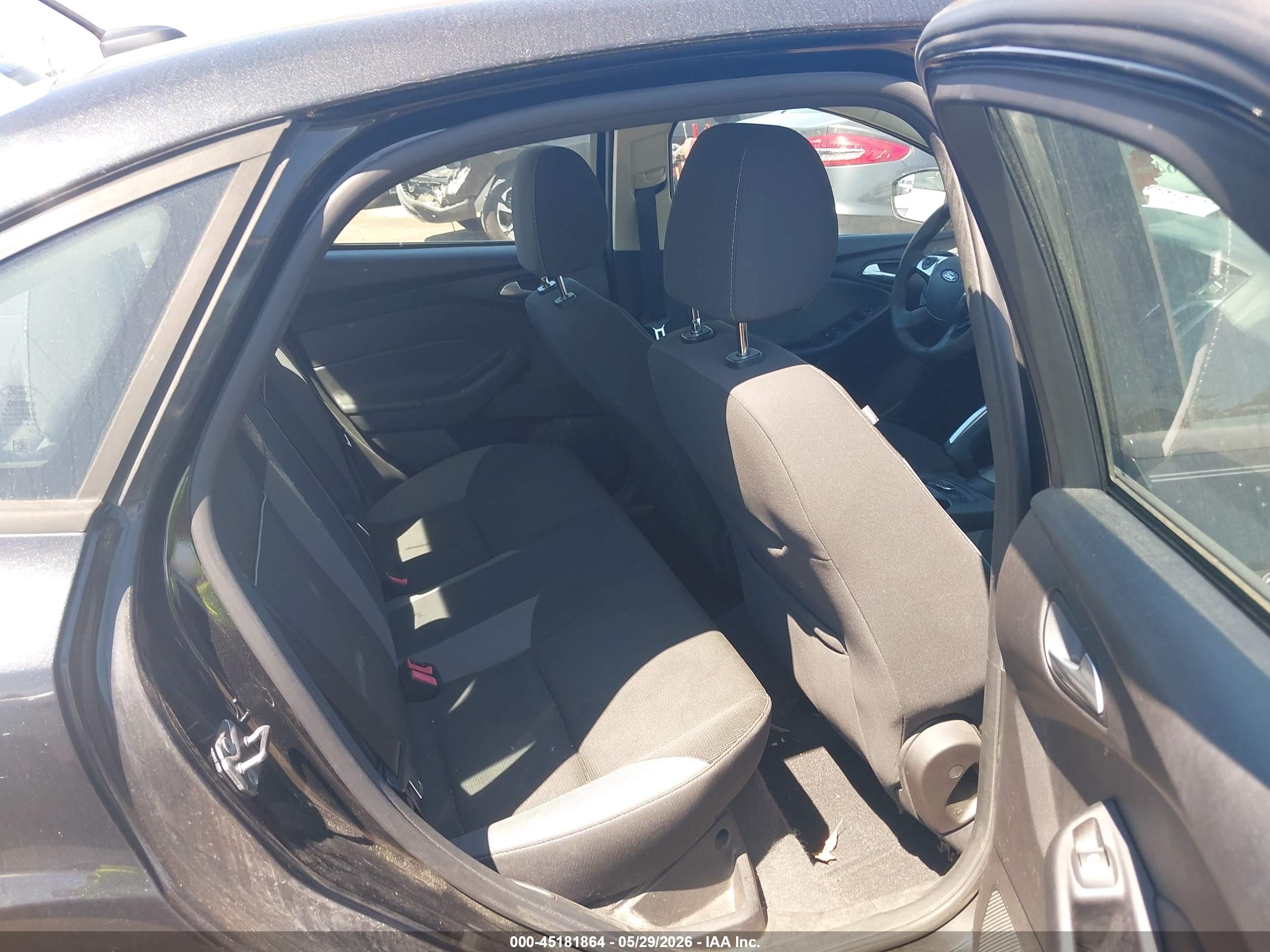 2013 Ford Focus Se Black vin: 1FADP3F21DL226601