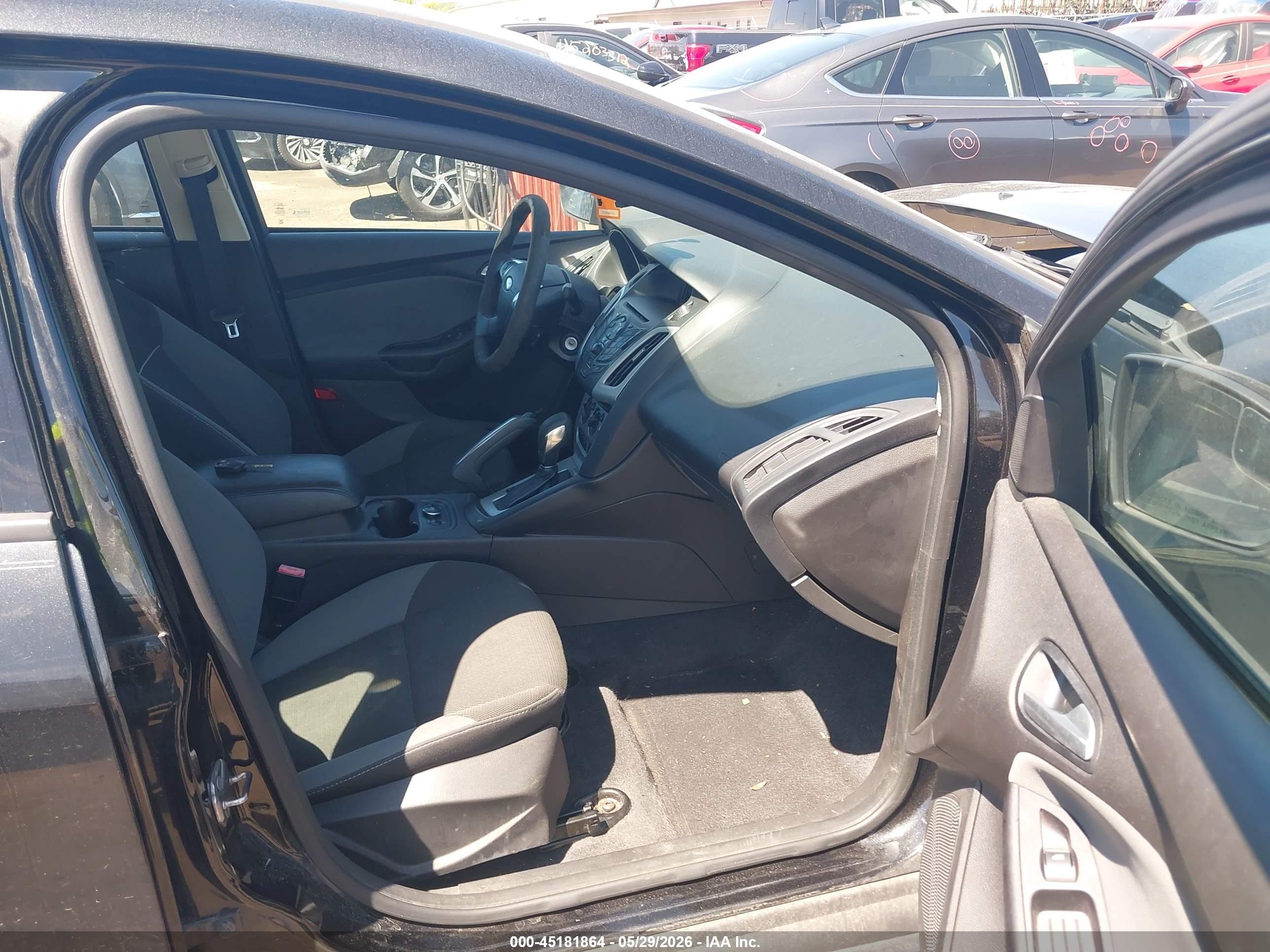 2013 Ford Focus Se Black vin: 1FADP3F21DL226601