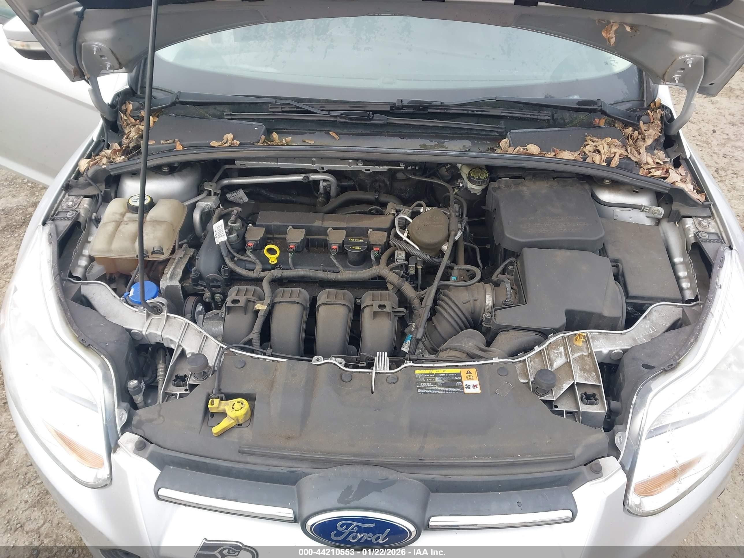 2013 Ford Focus Se Silver vin: 1FADP3F21DL235833