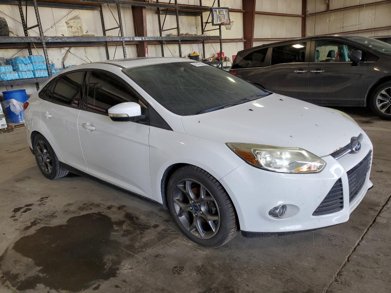 2013 Ford Focus Se White vin: 1FADP3F21DL245911