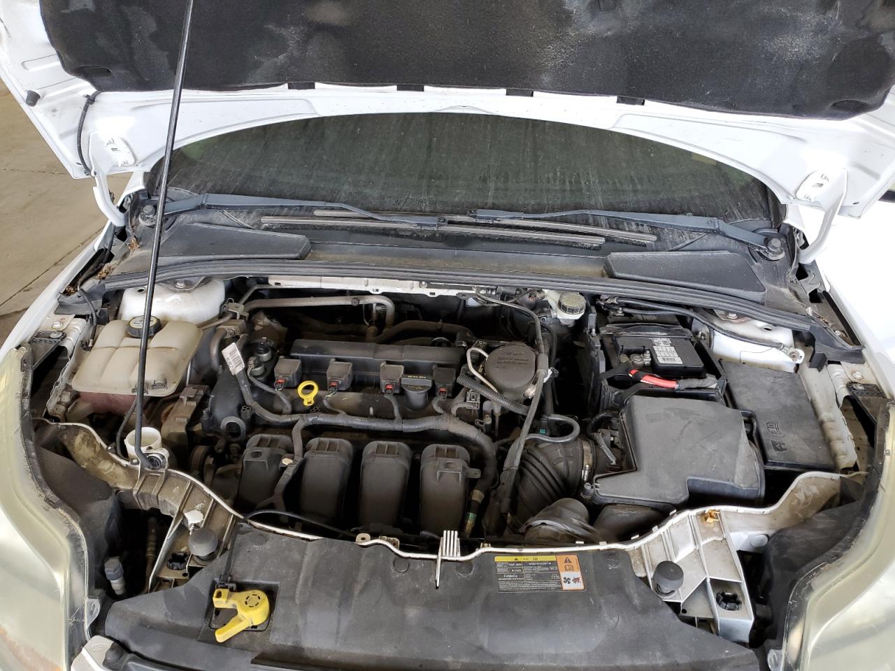 2013 Ford Focus Se White vin: 1FADP3F21DL245911