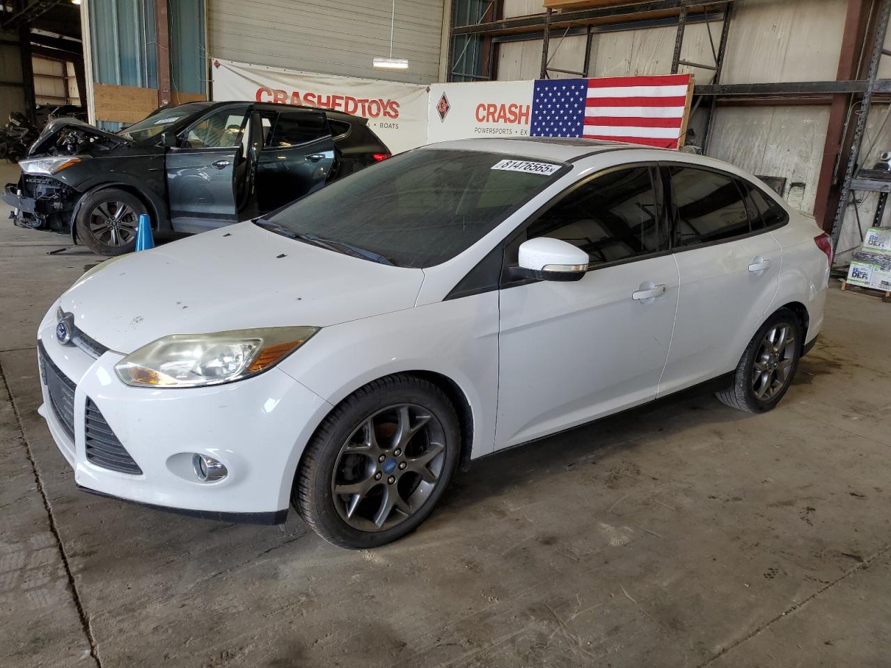 2013 Ford Focus Se White vin: 1FADP3F21DL245911