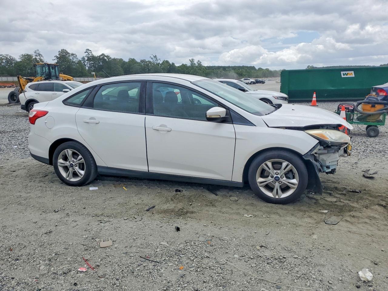 2013 Ford Focus Se White vin: 1FADP3F21DL247304