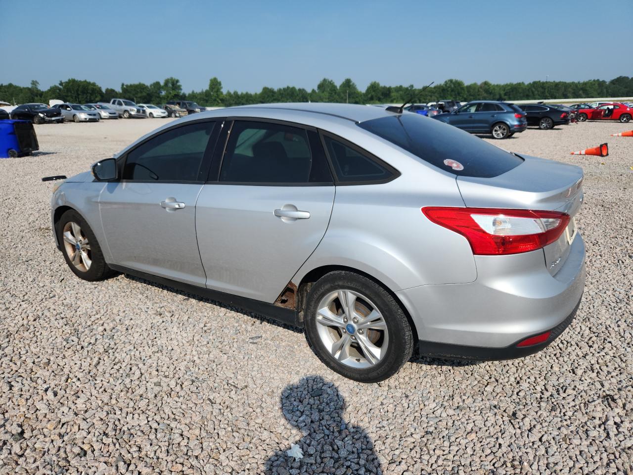 2013 Ford Focus Se Silver vin: 1FADP3F21DL270291