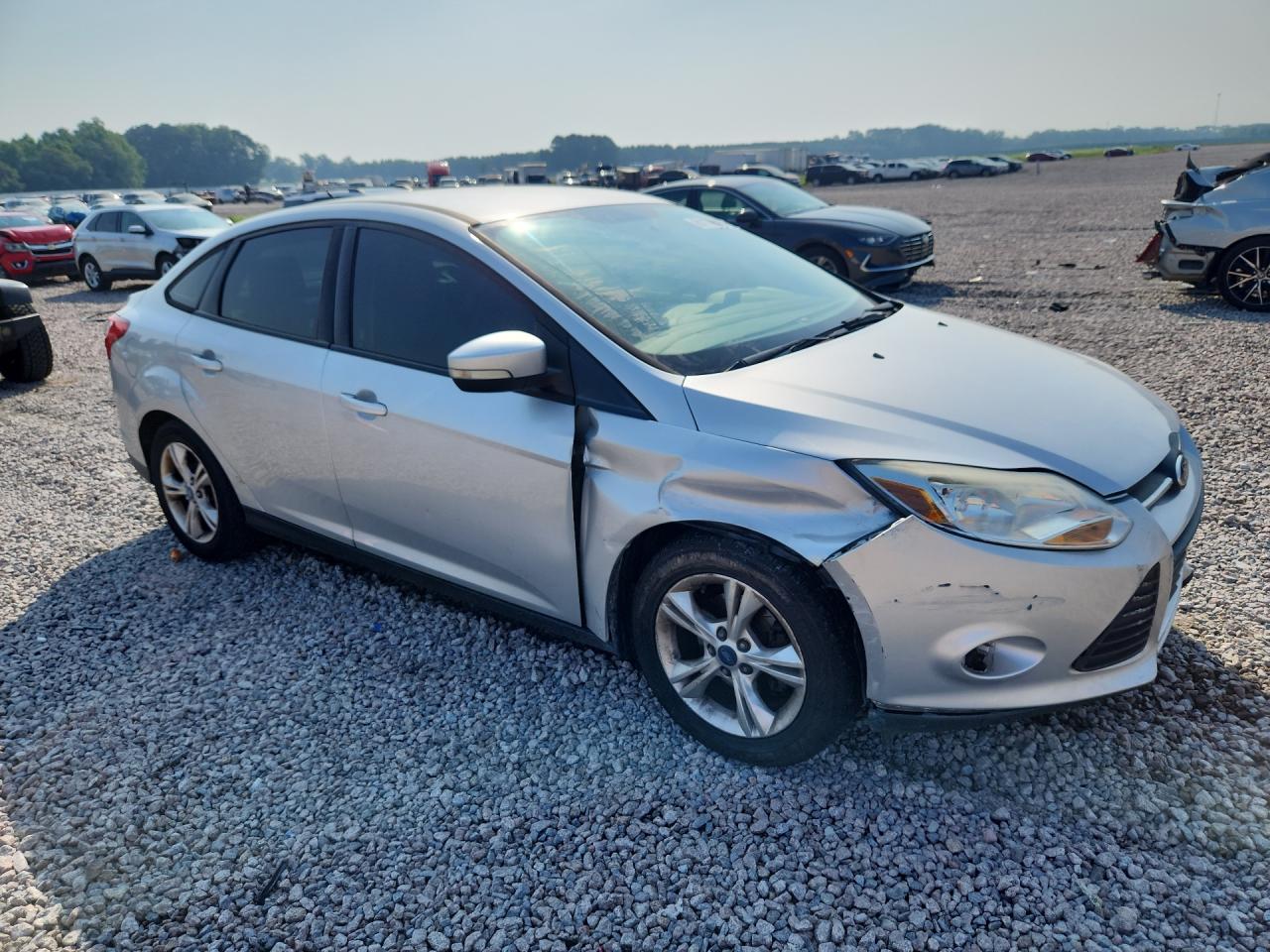 2013 Ford Focus Se Silver vin: 1FADP3F21DL270291
