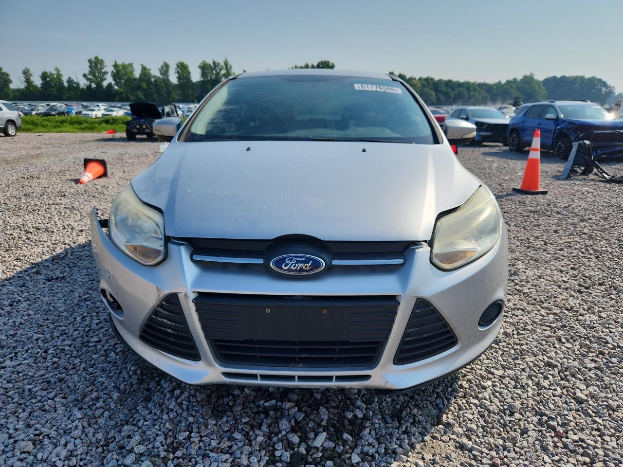 2013 Ford Focus Se Silver vin: 1FADP3F21DL270291