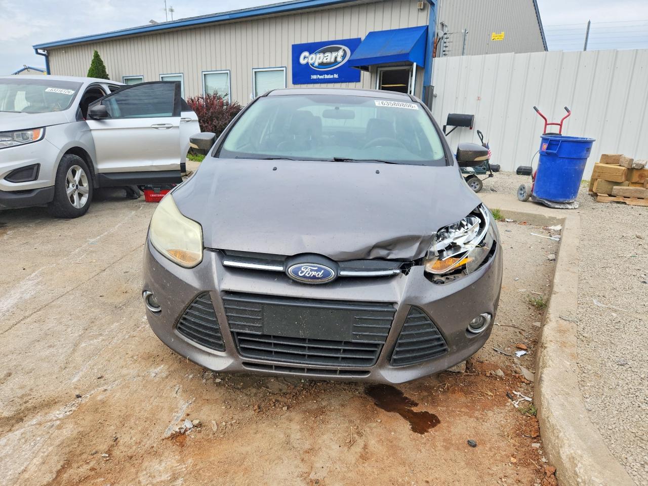 2013 Ford Focus Se Gray vin: 1FADP3F21DL272218