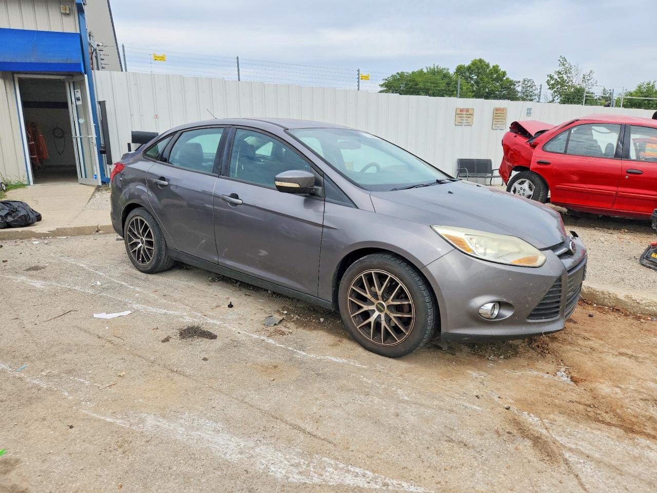 2013 Ford Focus Se Gray vin: 1FADP3F21DL272218