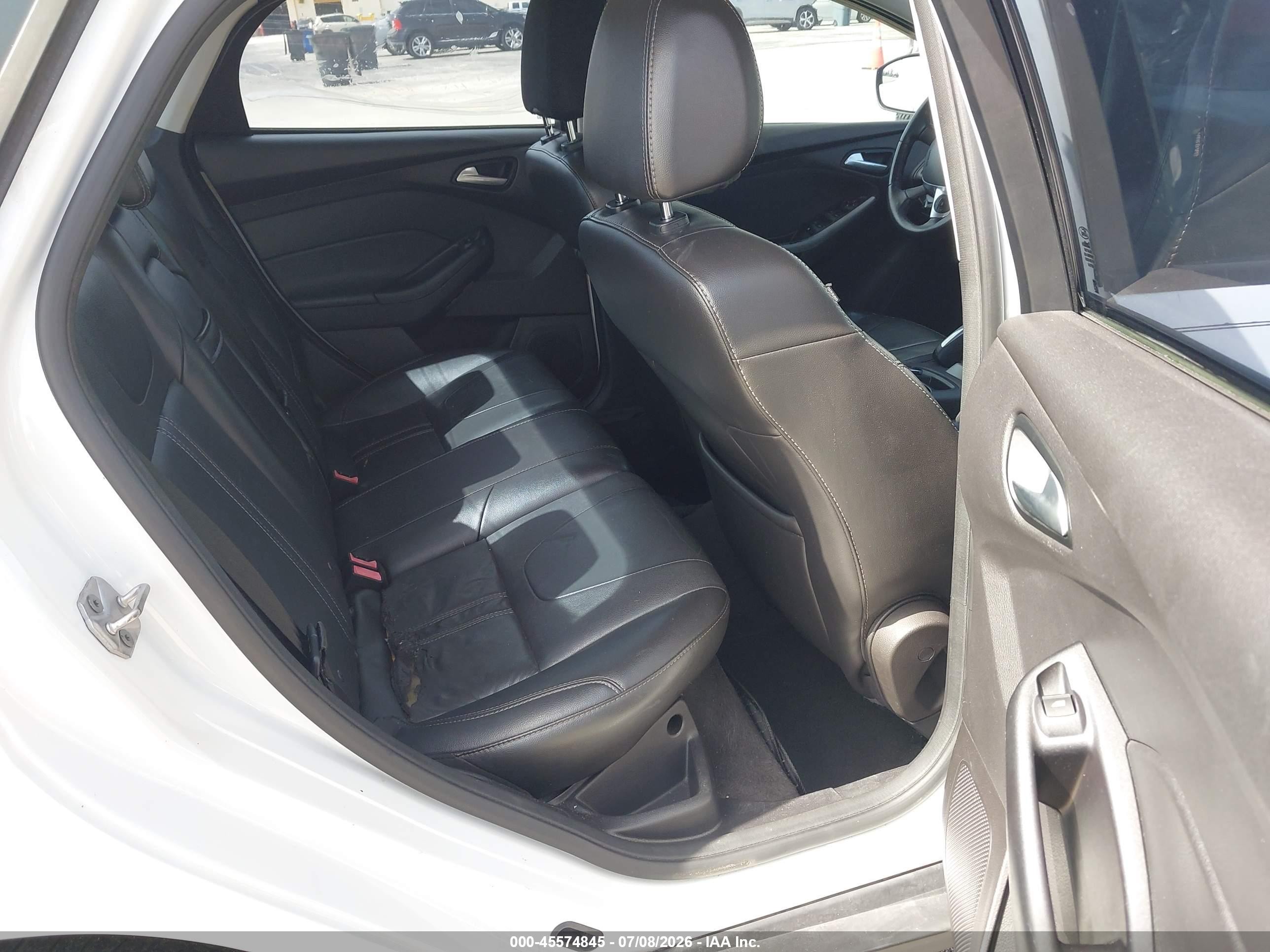 2013 Ford Focus Se White vin: 1FADP3F21DL284207