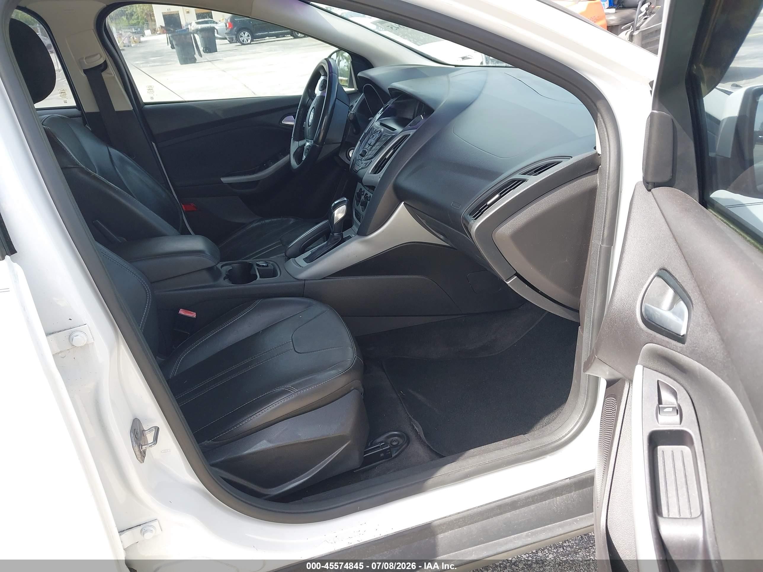2013 Ford Focus Se White vin: 1FADP3F21DL284207
