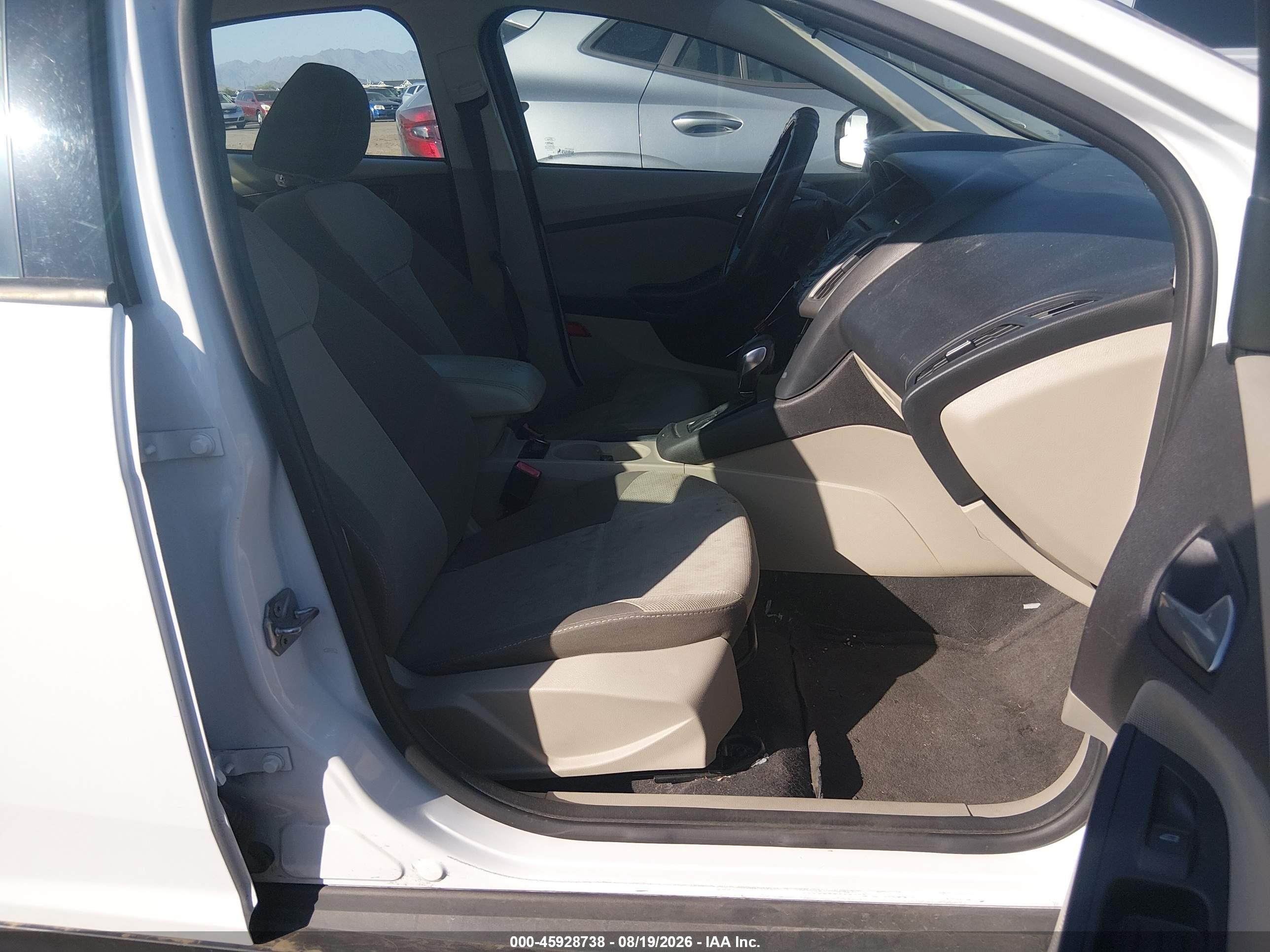 2013 Ford Focus Se White vin: 1FADP3F21DL290525