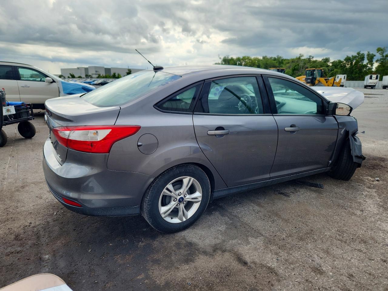 2013 Ford Focus Se Gray vin: 1FADP3F21DL305704