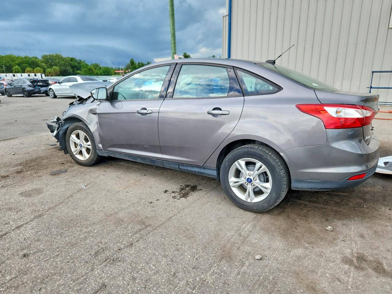 2013 Ford Focus Se Gray vin: 1FADP3F21DL305704