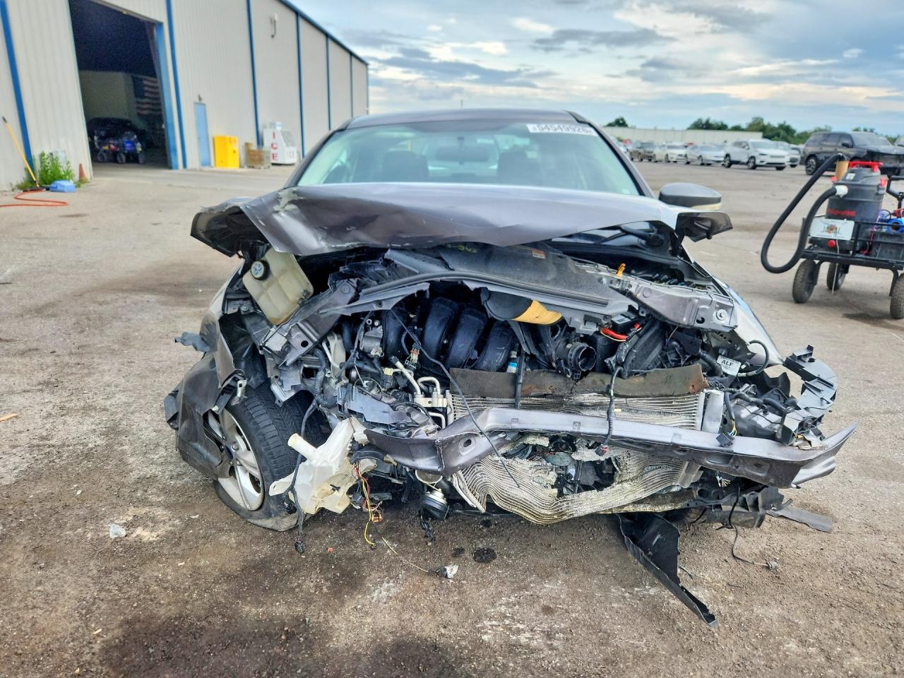 2013 Ford Focus Se Gray vin: 1FADP3F21DL305704
