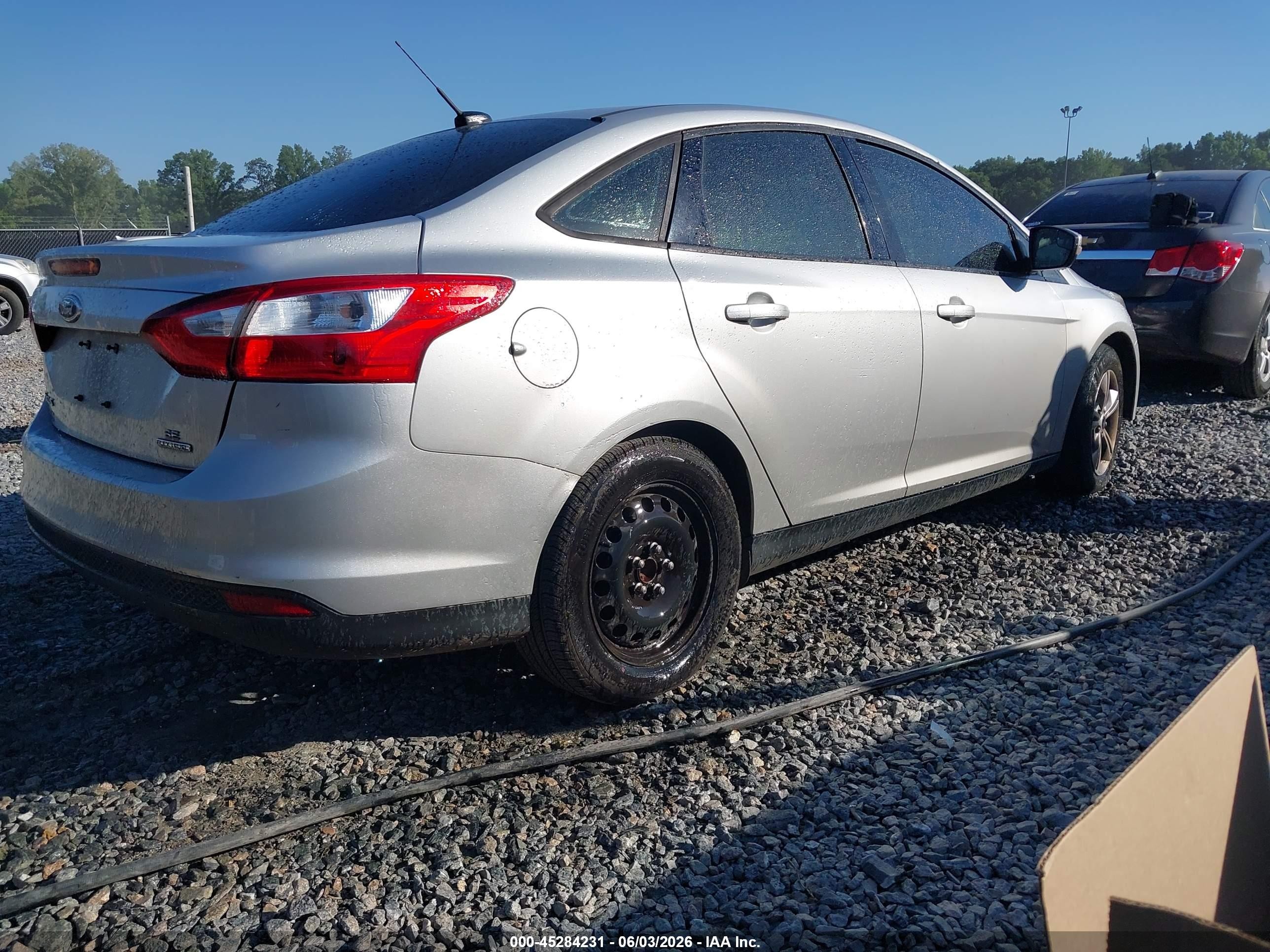 2013 Ford Focus Se Gray vin: 1FADP3F21DL306142