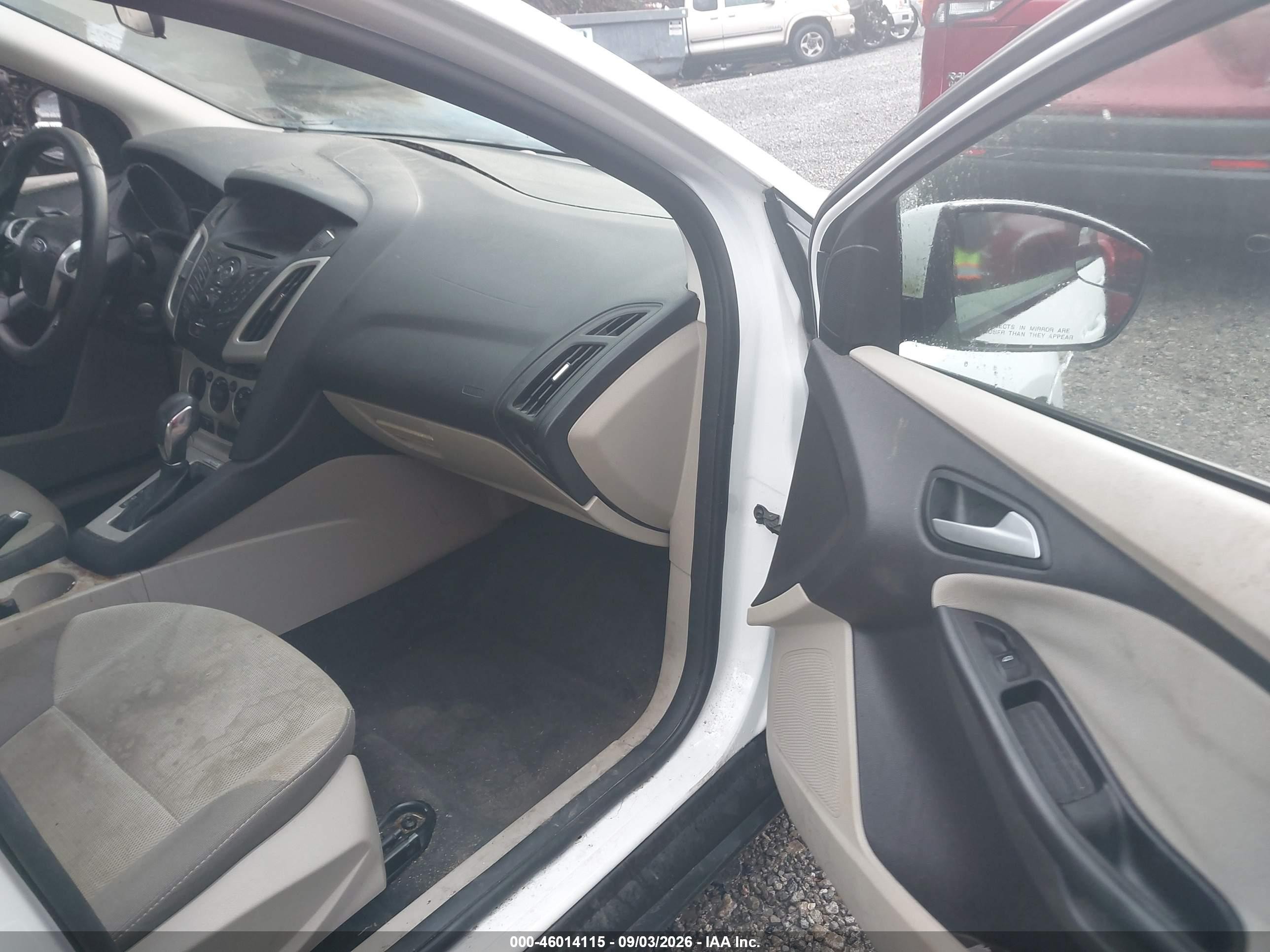 2013 Ford Focus Se White vin: 1FADP3F21DL321417
