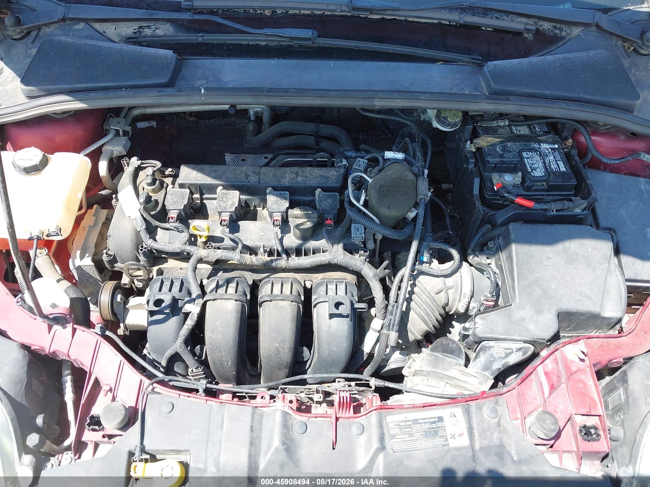 2013 Ford Focus Se Красный vin: 1FADP3F21DL343997