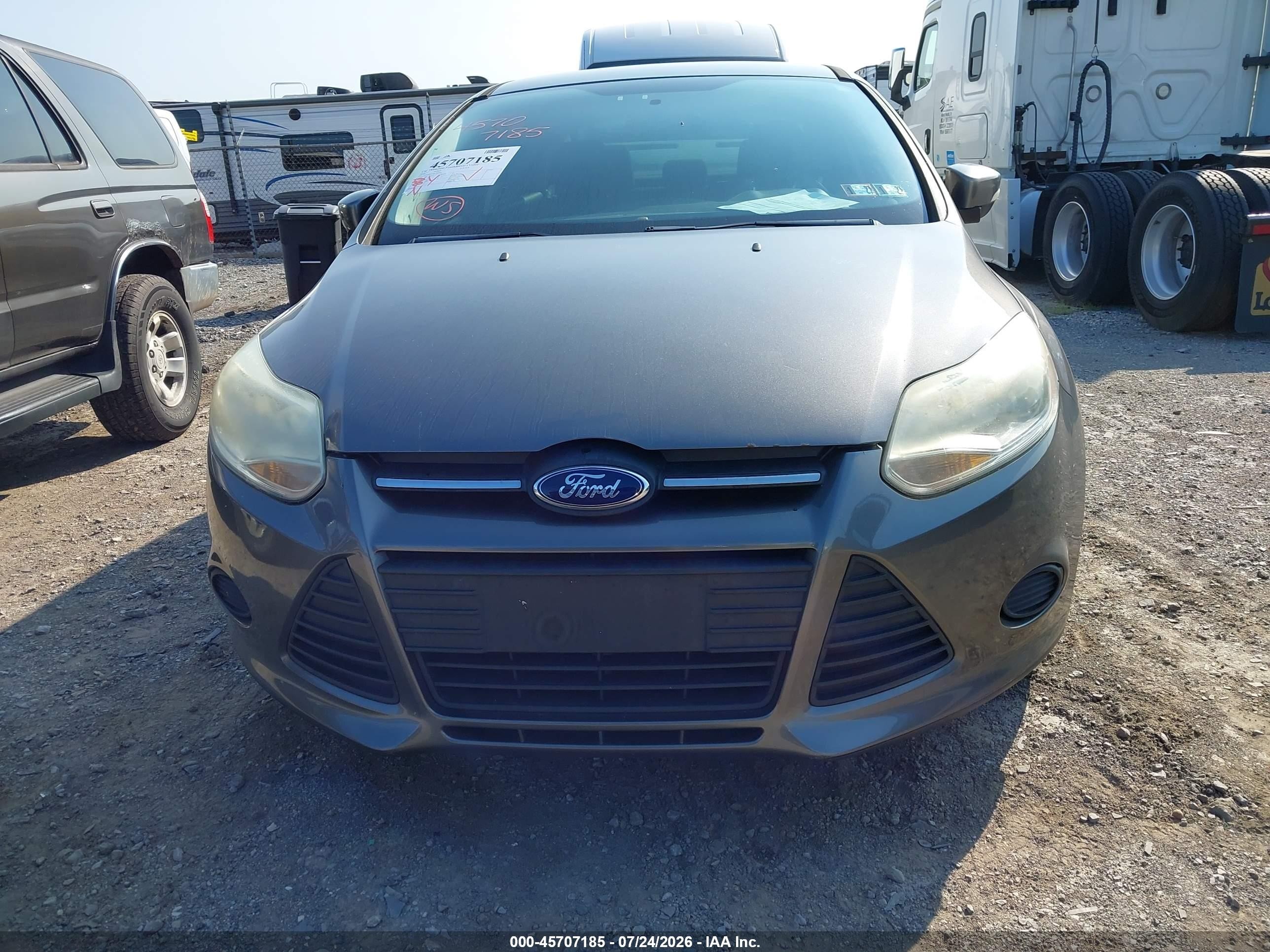 2013 Ford Focus Se Gray vin: 1FADP3F21DL348732