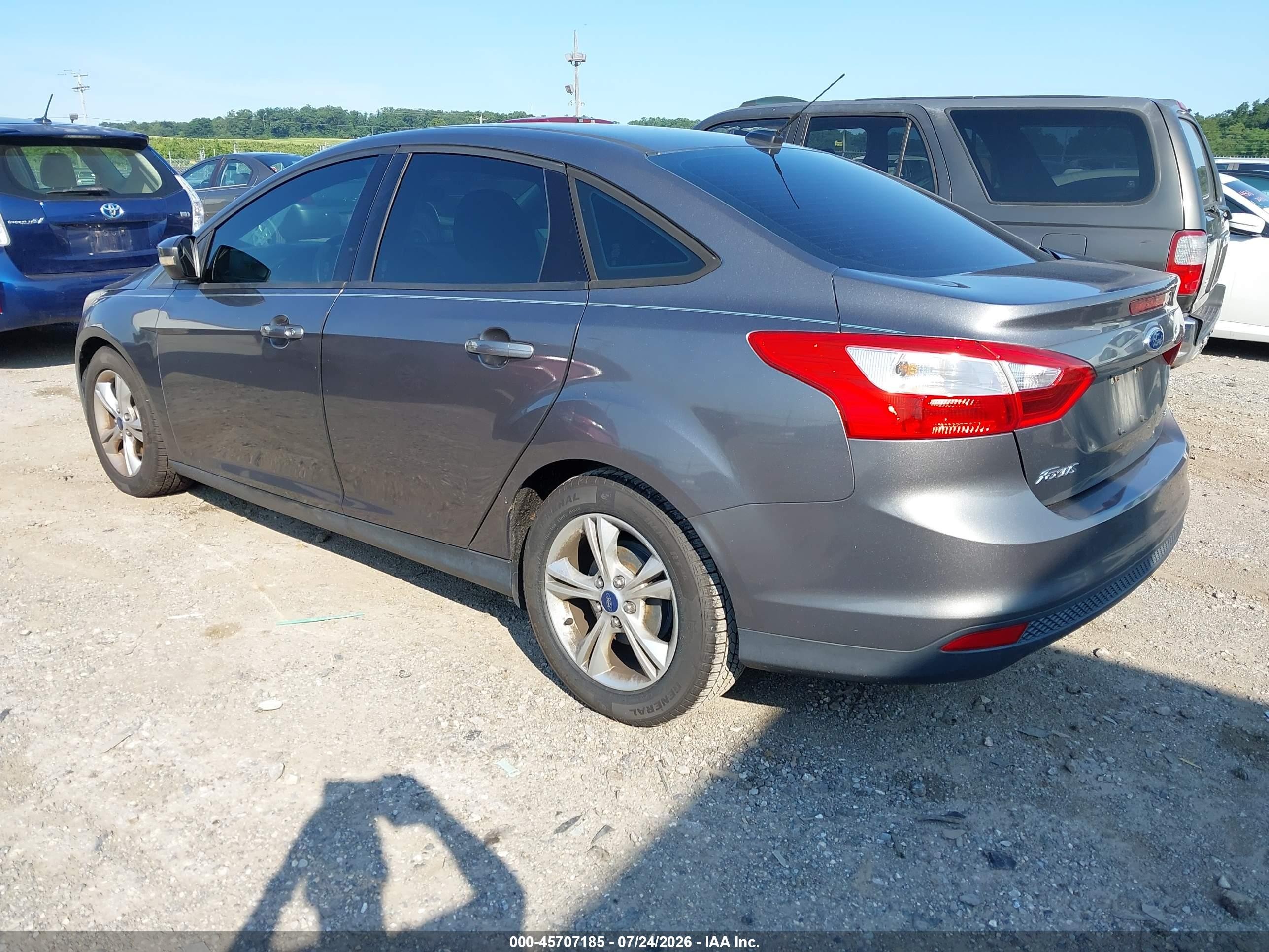 2013 Ford Focus Se Gray vin: 1FADP3F21DL348732