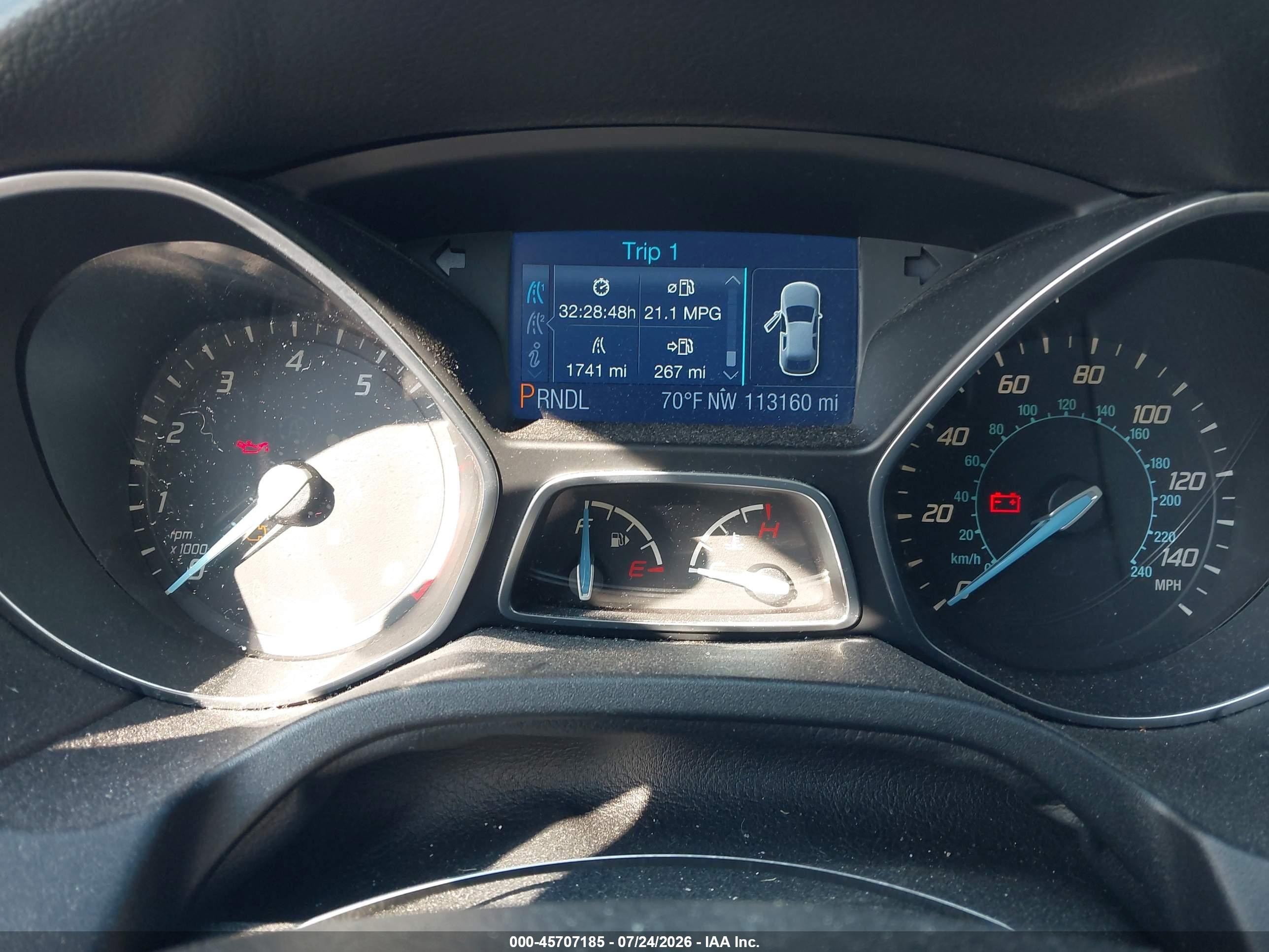 2013 Ford Focus Se Gray vin: 1FADP3F21DL348732